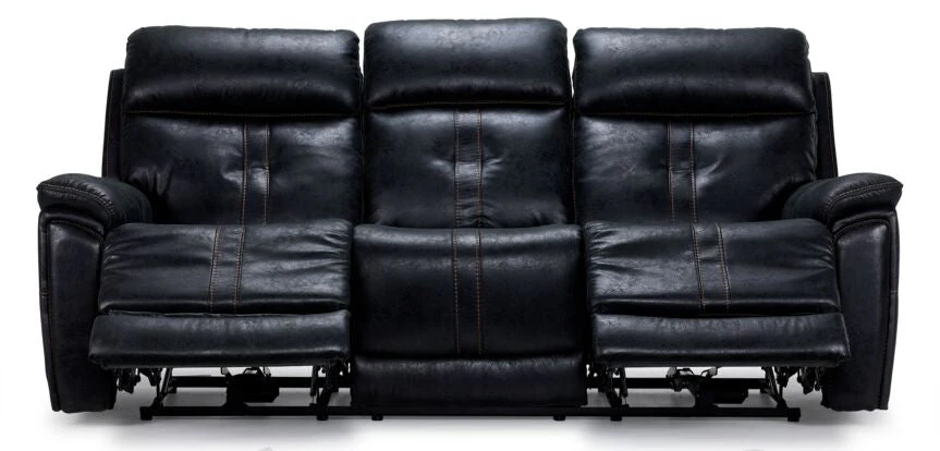 Hunter Triple Power Reclining Sofa with Multimedia system - Eclipse - Image 5