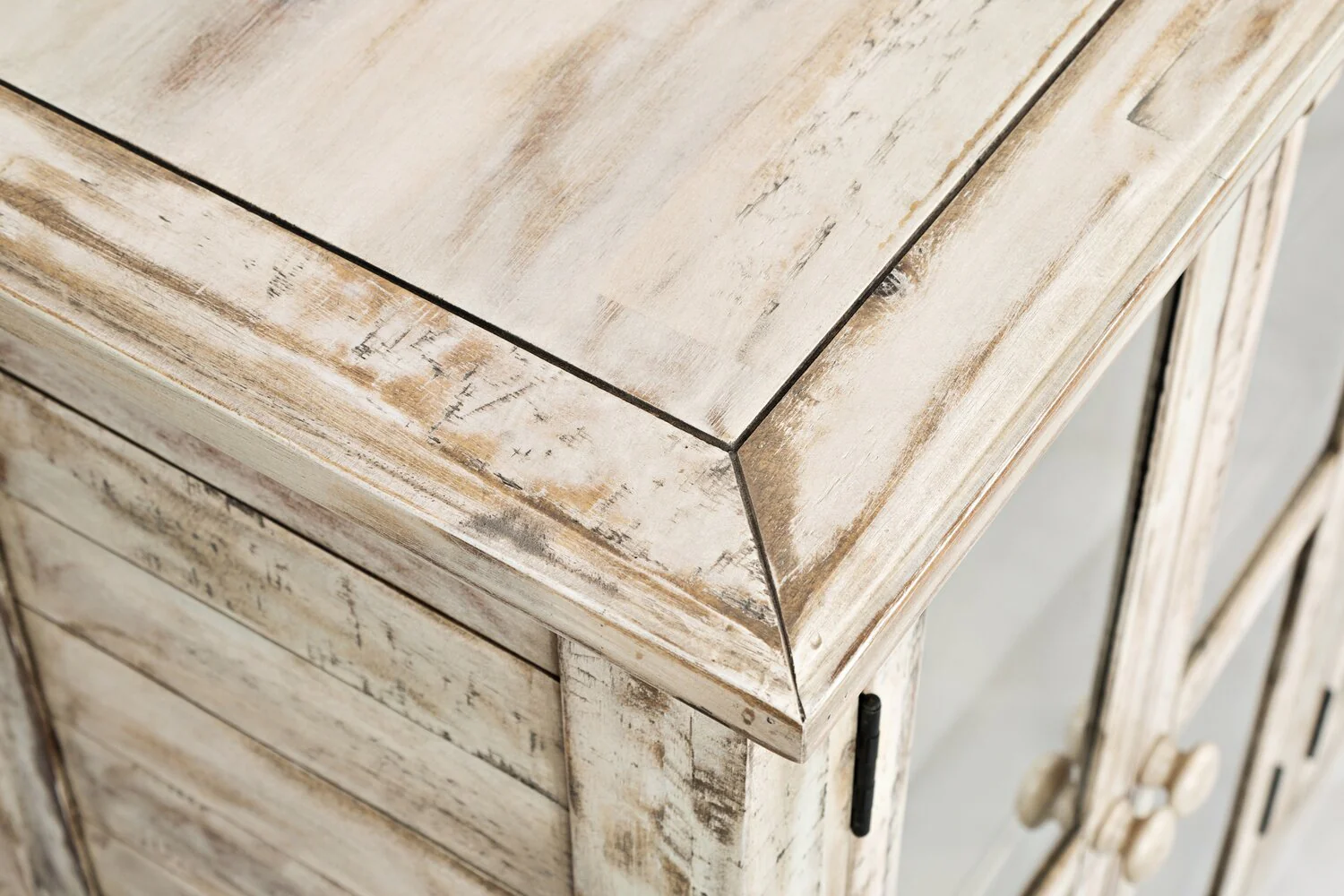 Inverness Large Accent Cabinet - Cream - Image 4