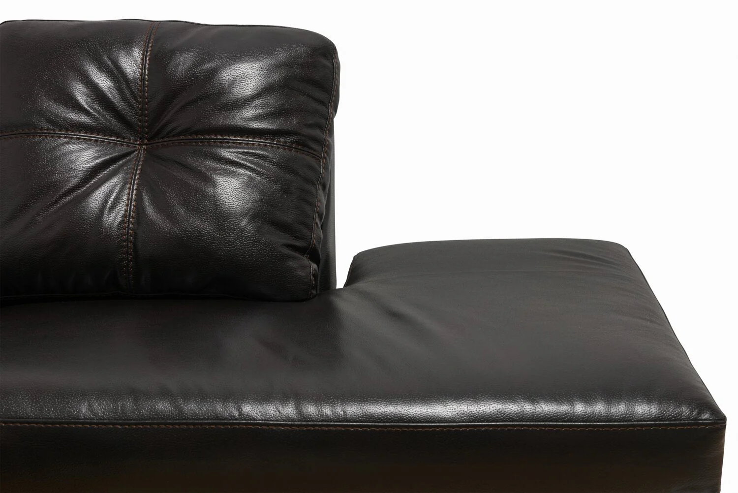 Irene 2-Piece Leath-Aire Right-Facing Sectional - Blackberry - Image 4