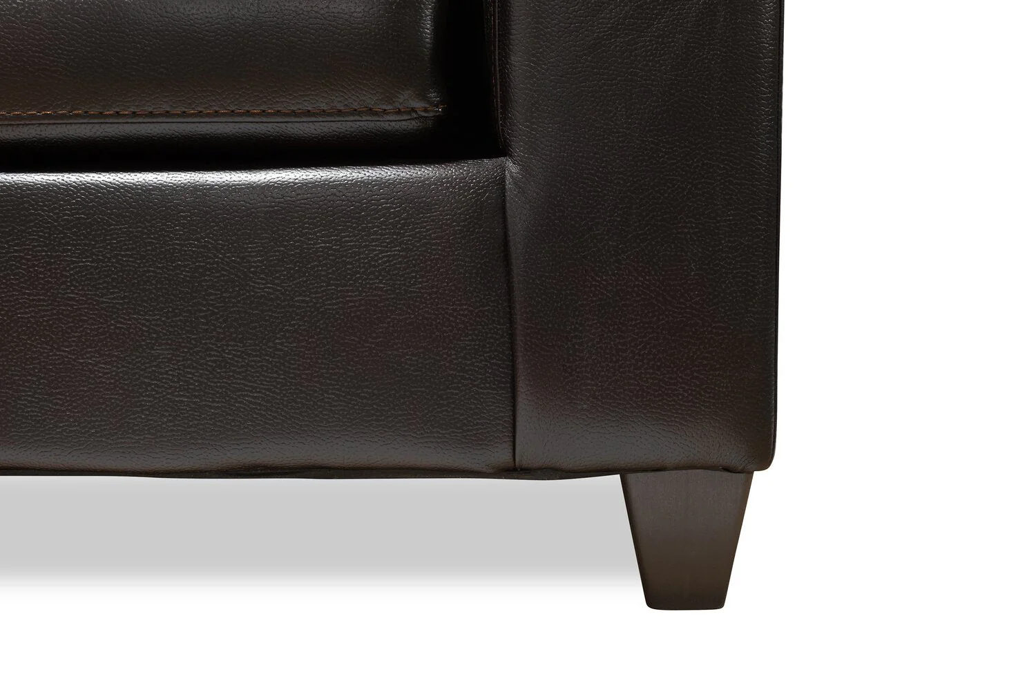 Irene 2-Piece Leath-Aire Right-Facing Sectional - Blackberry - Image 5