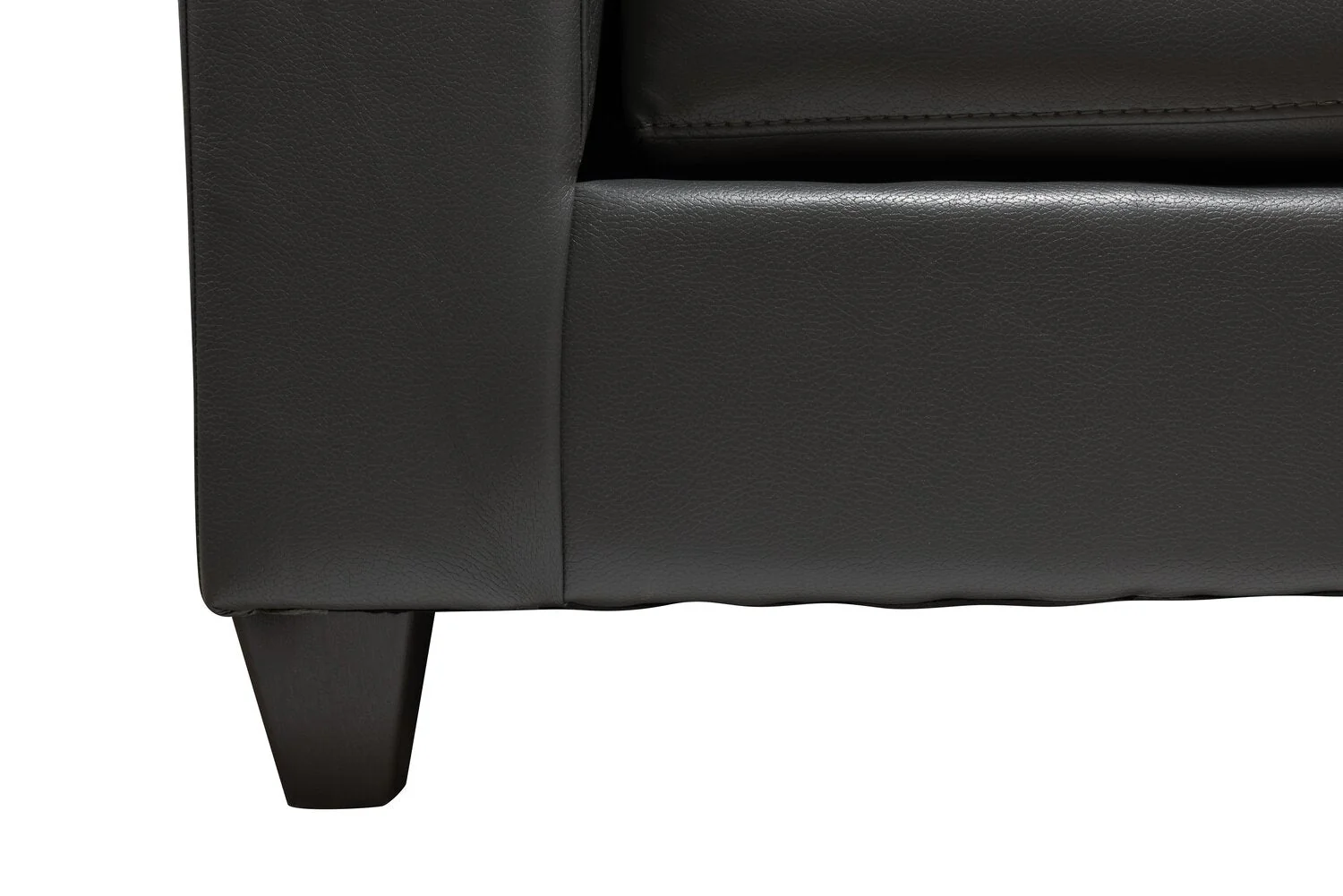 Irene 2-Piece Leath-Aire Right-Facing Sectional - Grey - Image 6
