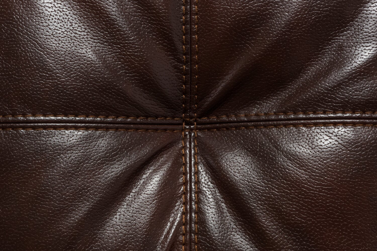 Irene Leath-Aire Loveseat - Brown - Image 4