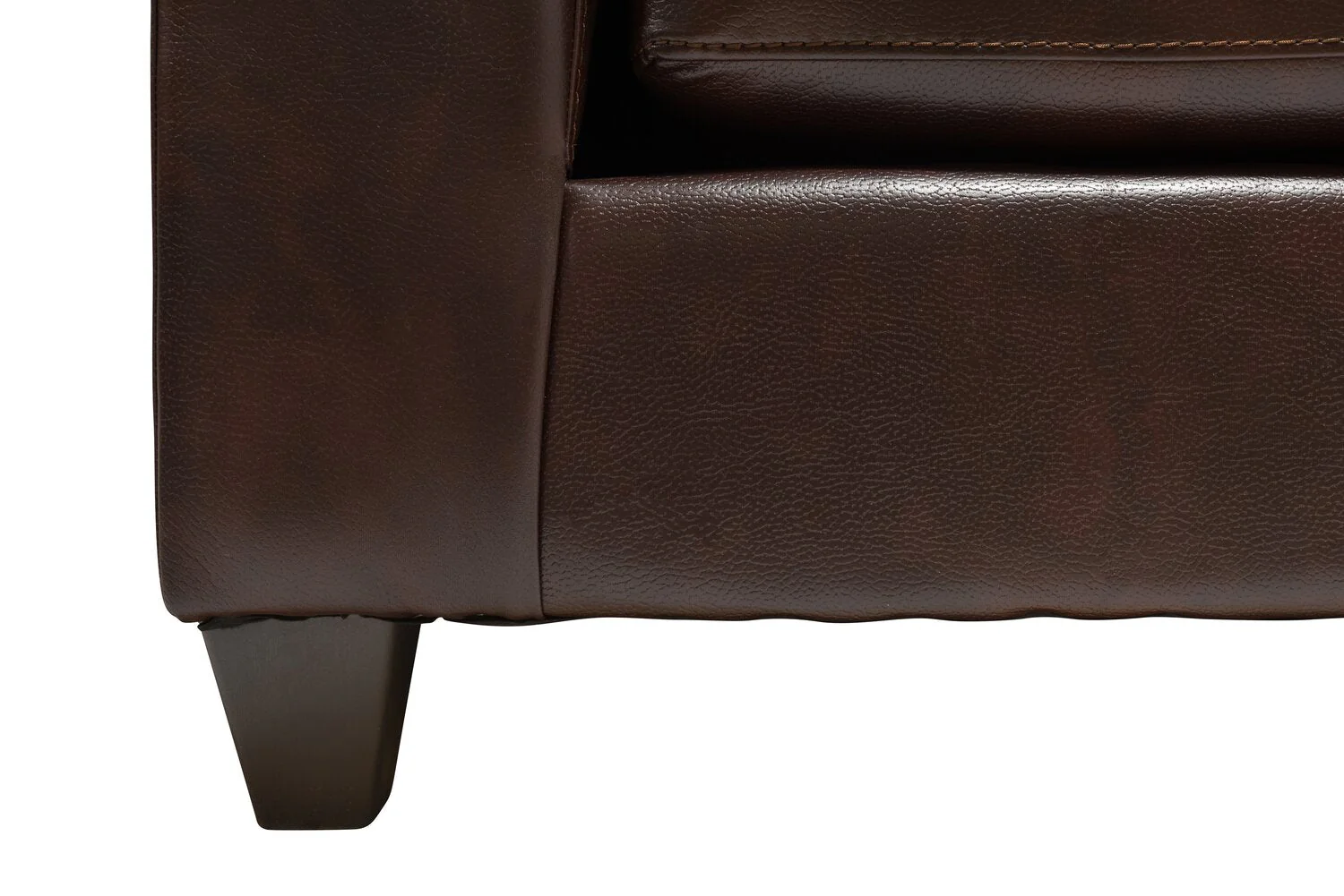 Irene Leath-Aire Sofa - Brown - Image 6