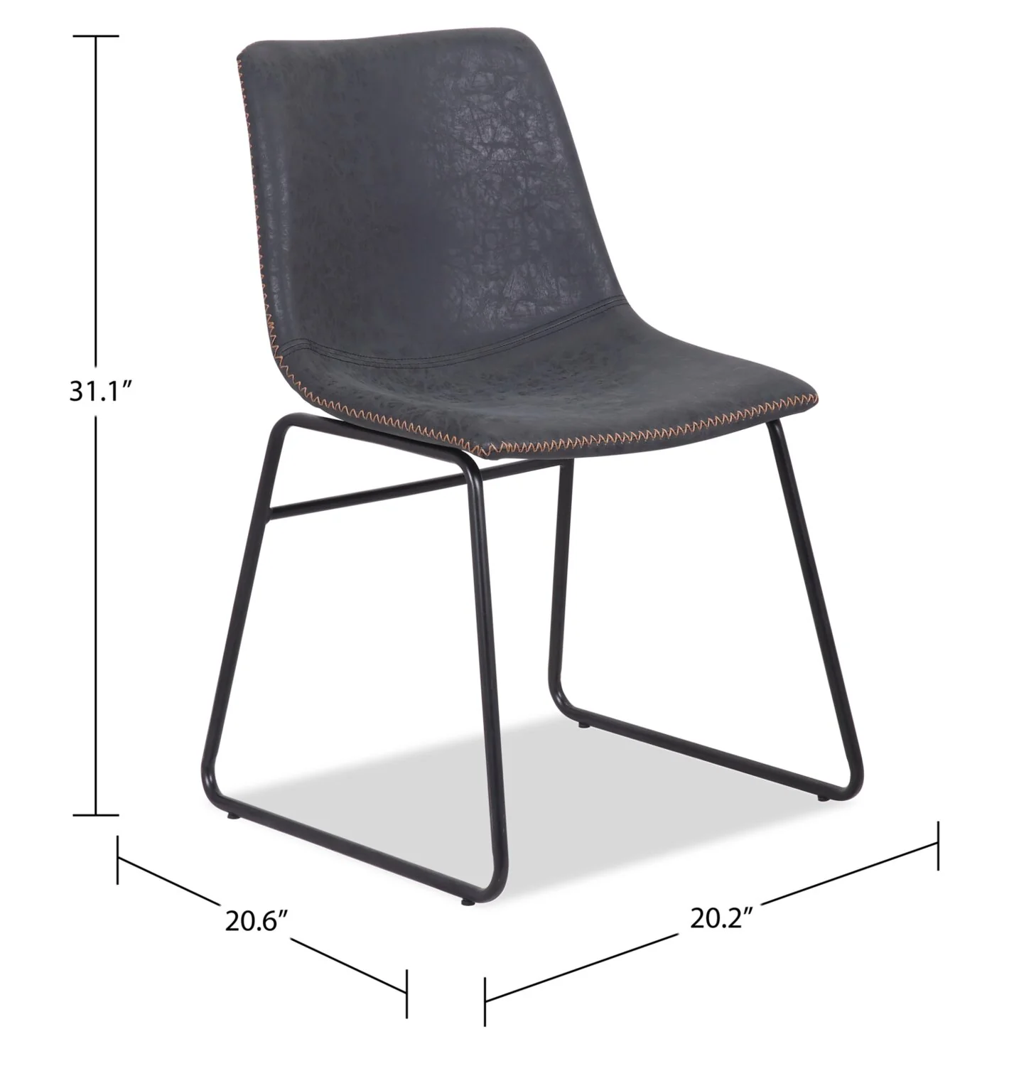 Irving 5-Piece Dining Set with Doiron Chairs - Grey - Image 8