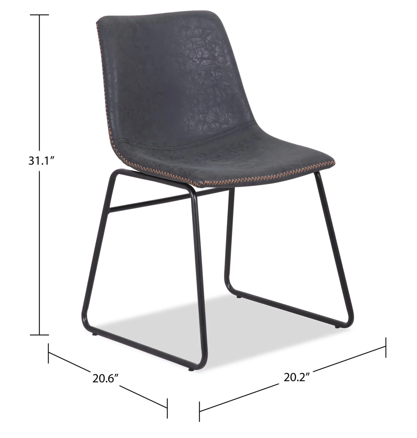 Irving 7-Piece Dining Set with Doiron Chairs - Grey - Image 9