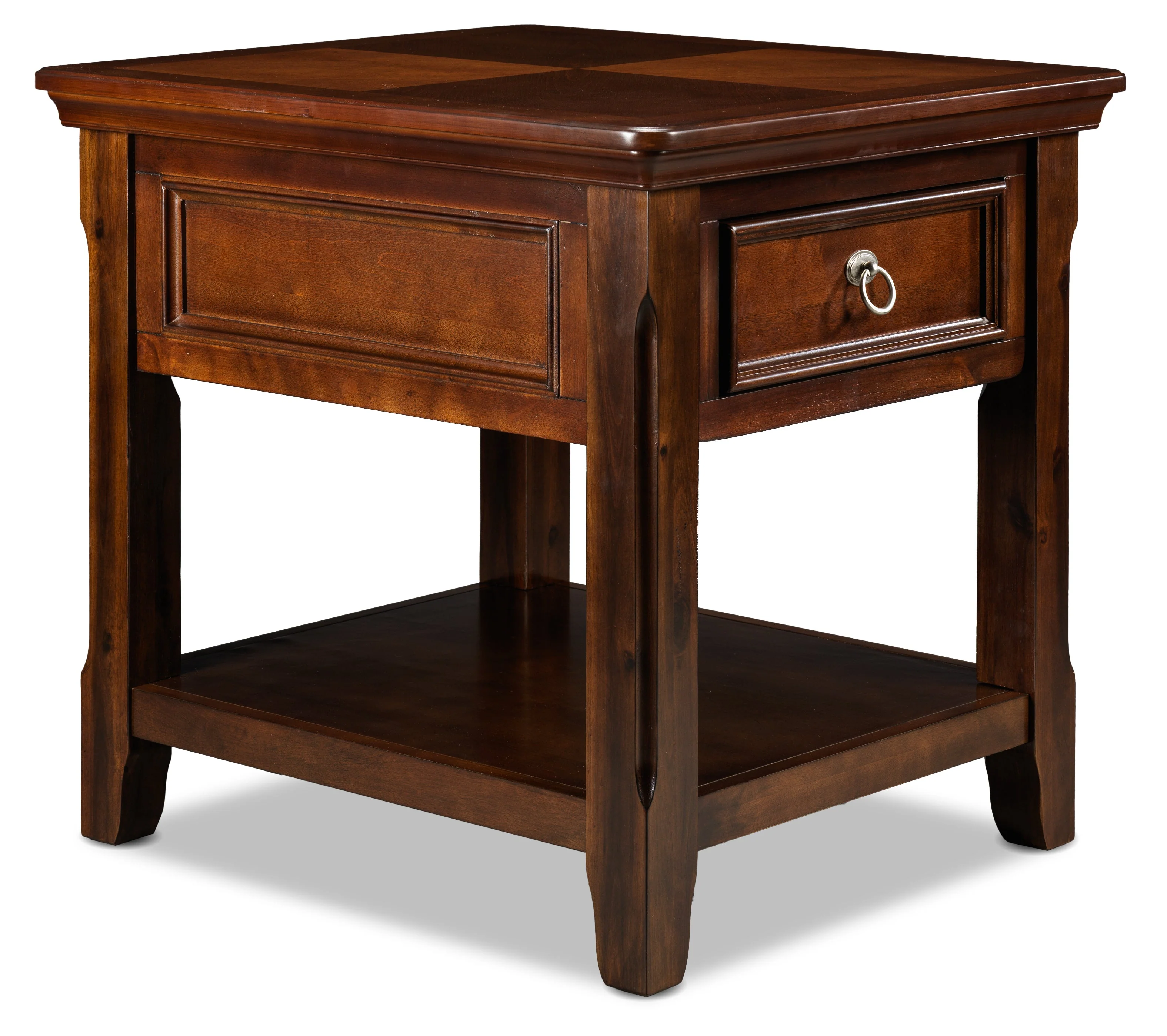 Isaias End Table - Walnut - Image 2