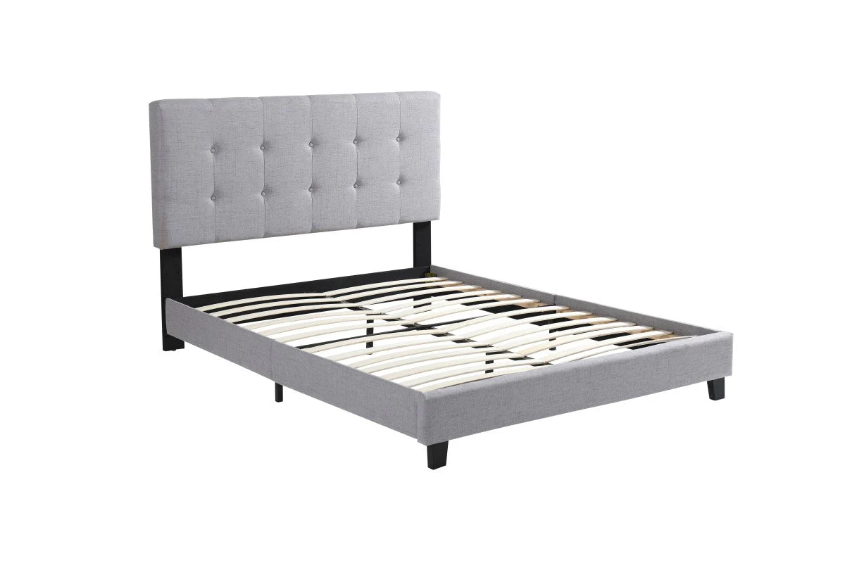 Ivy Full Bed - Light Grey