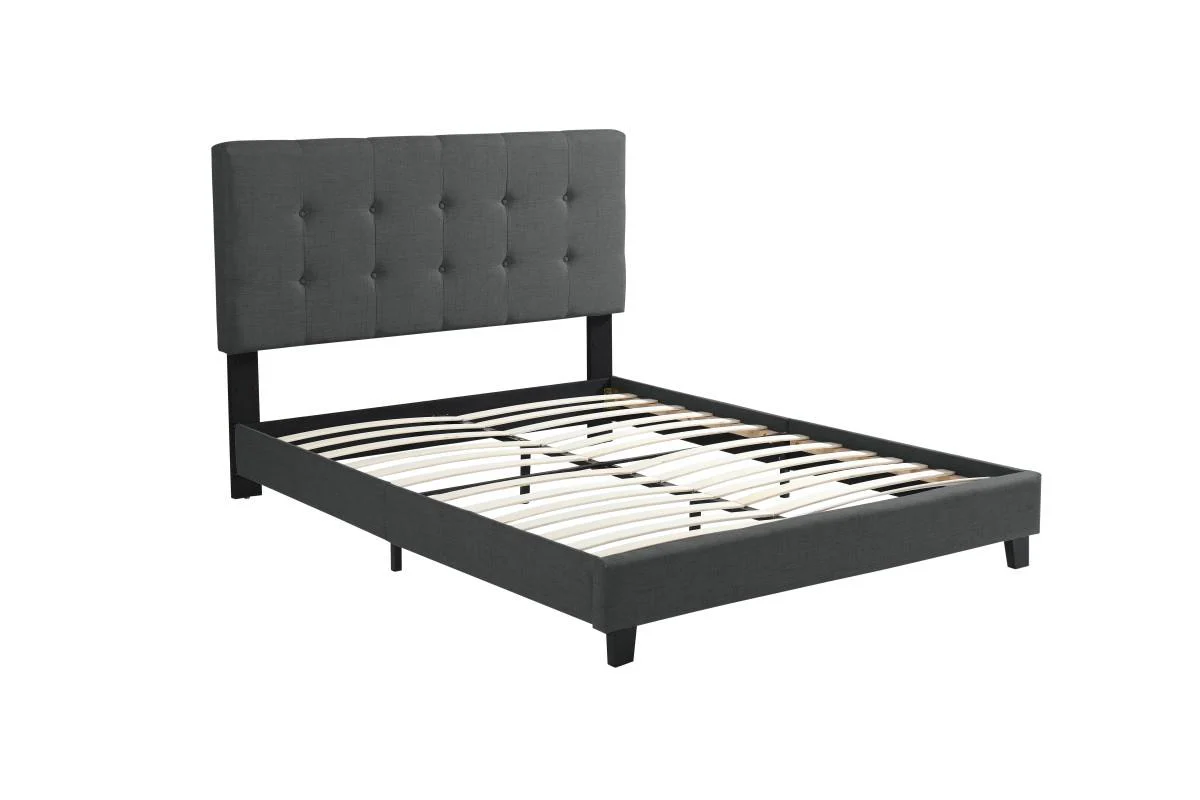 Ivy Queen Bed - Dark Grey