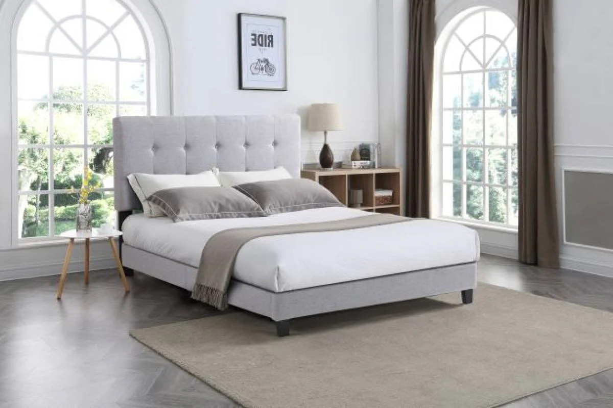 Ivy Queen Bed - Light Grey - Image 2