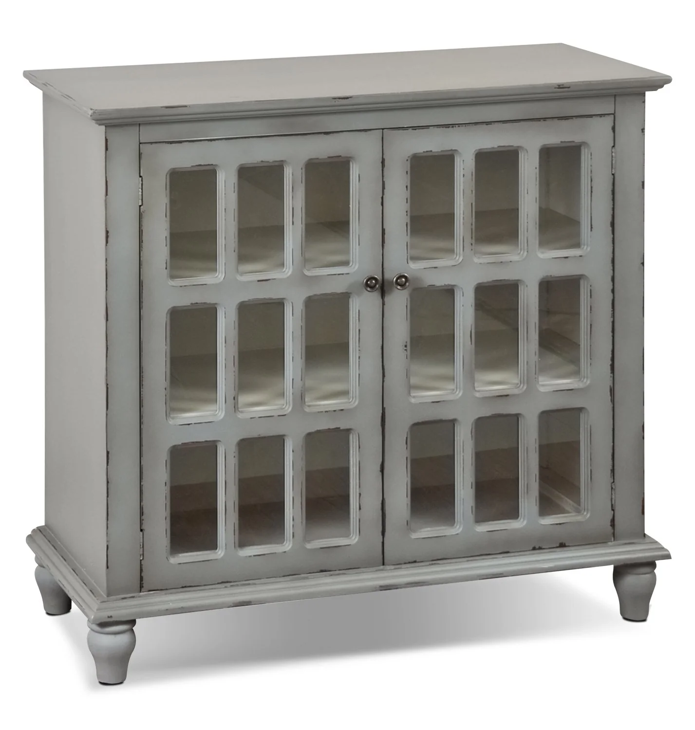 Janne Accent Cabinet - Antique Grey