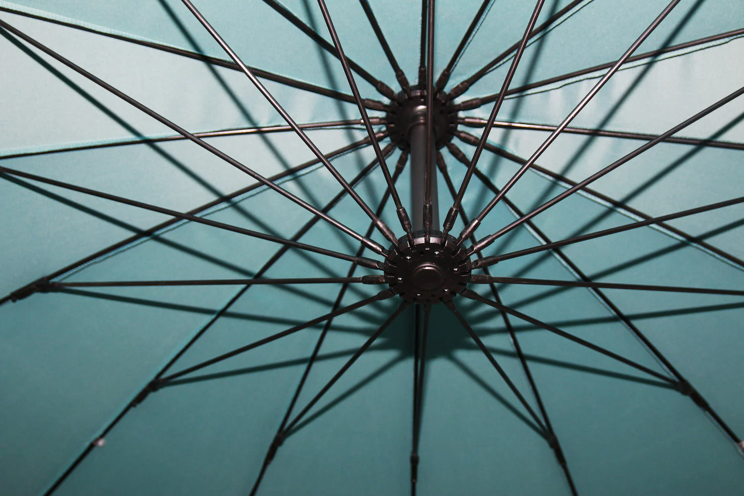Jeju Patio Umbrella - Aqua - Image 3