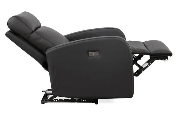 Jeremy Leather Power Recliner - Black - Image 2
