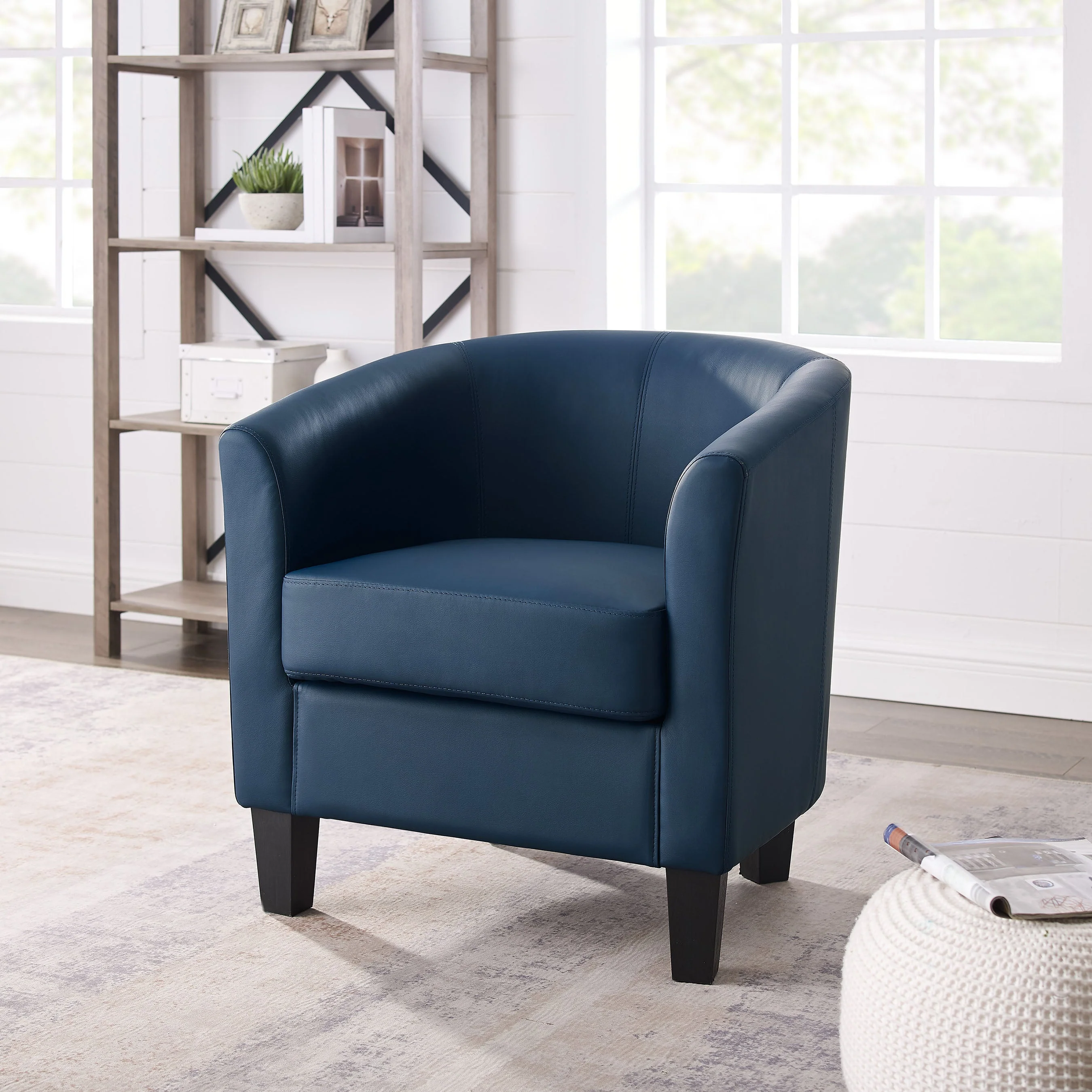 Jolene Accent Chair - Navy - Image 2