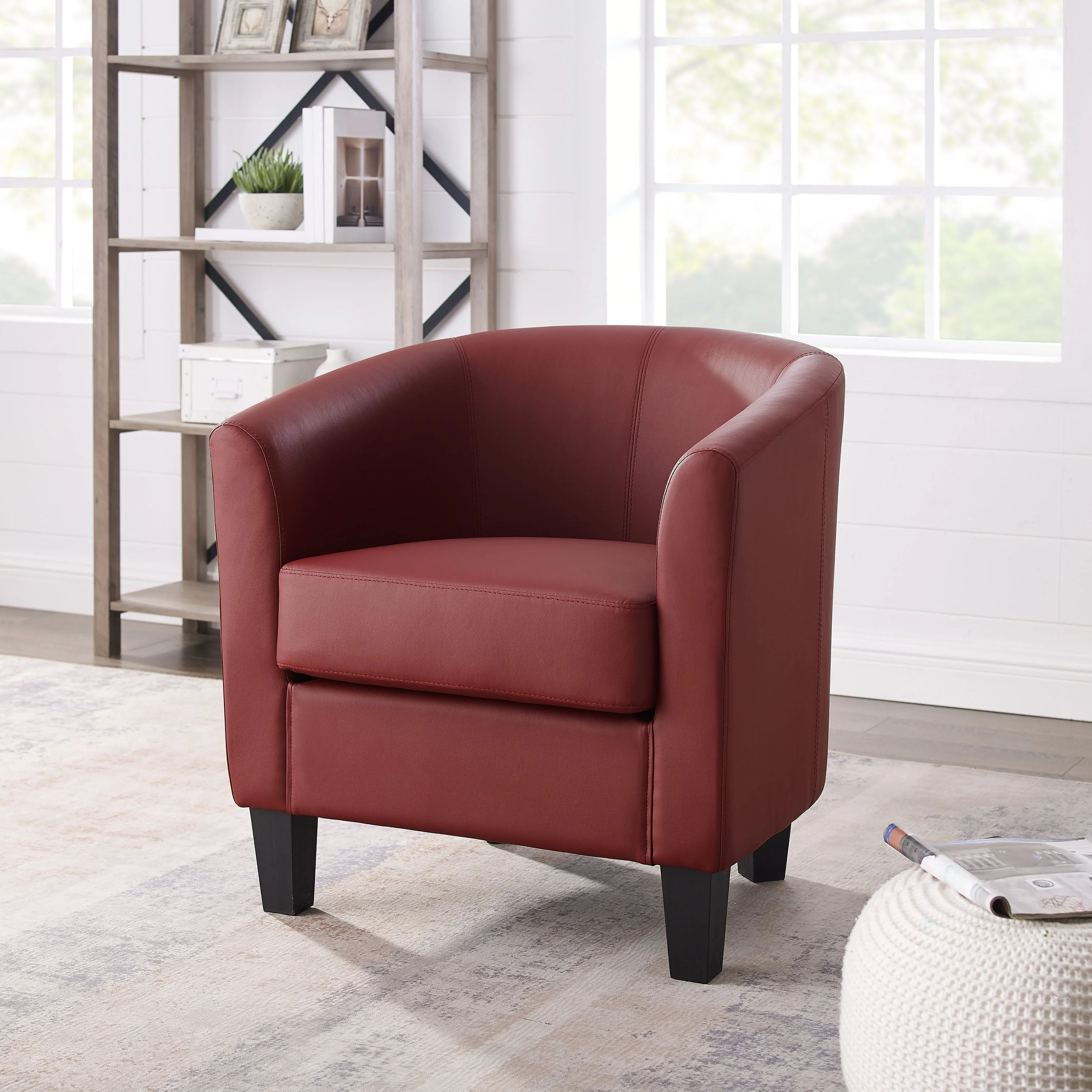 Jolene Accent Chair - Red - Image 2