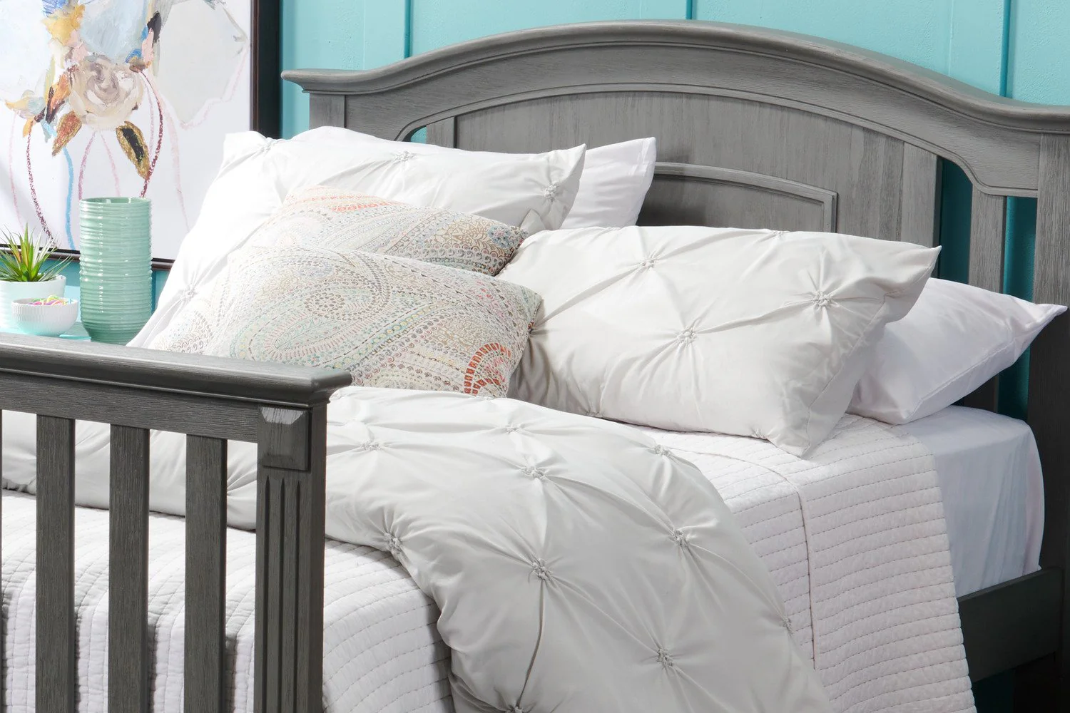 Kai Light Grey 3-Piece Full/Queen Comforter Set - Image 6