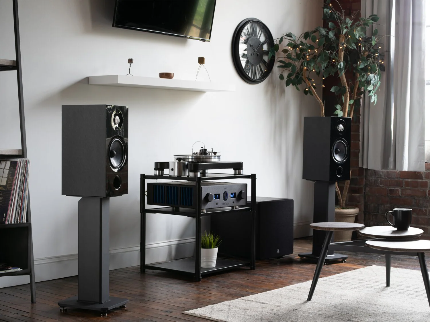 Kanto Living 22" SX Fillable Speaker Floor Stands - SX22 - Image 10