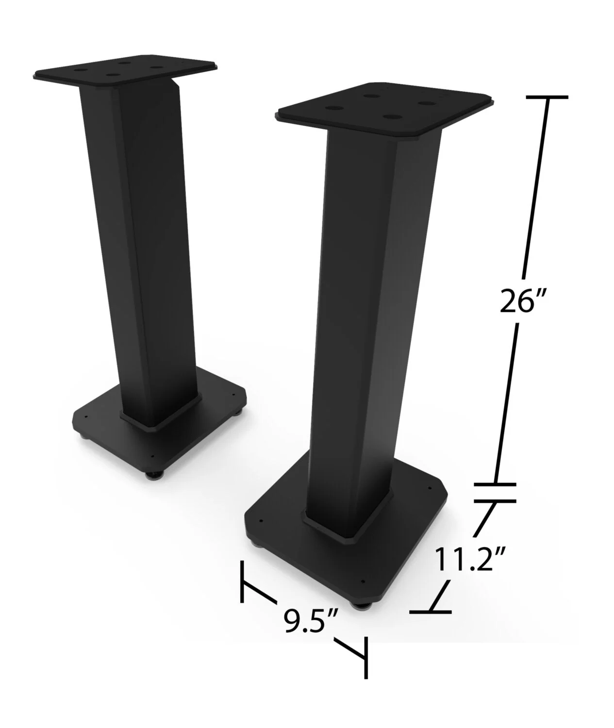 Kanto Living 26" SX Fillable Speaker Floor Stands - SX26 - Image 10
