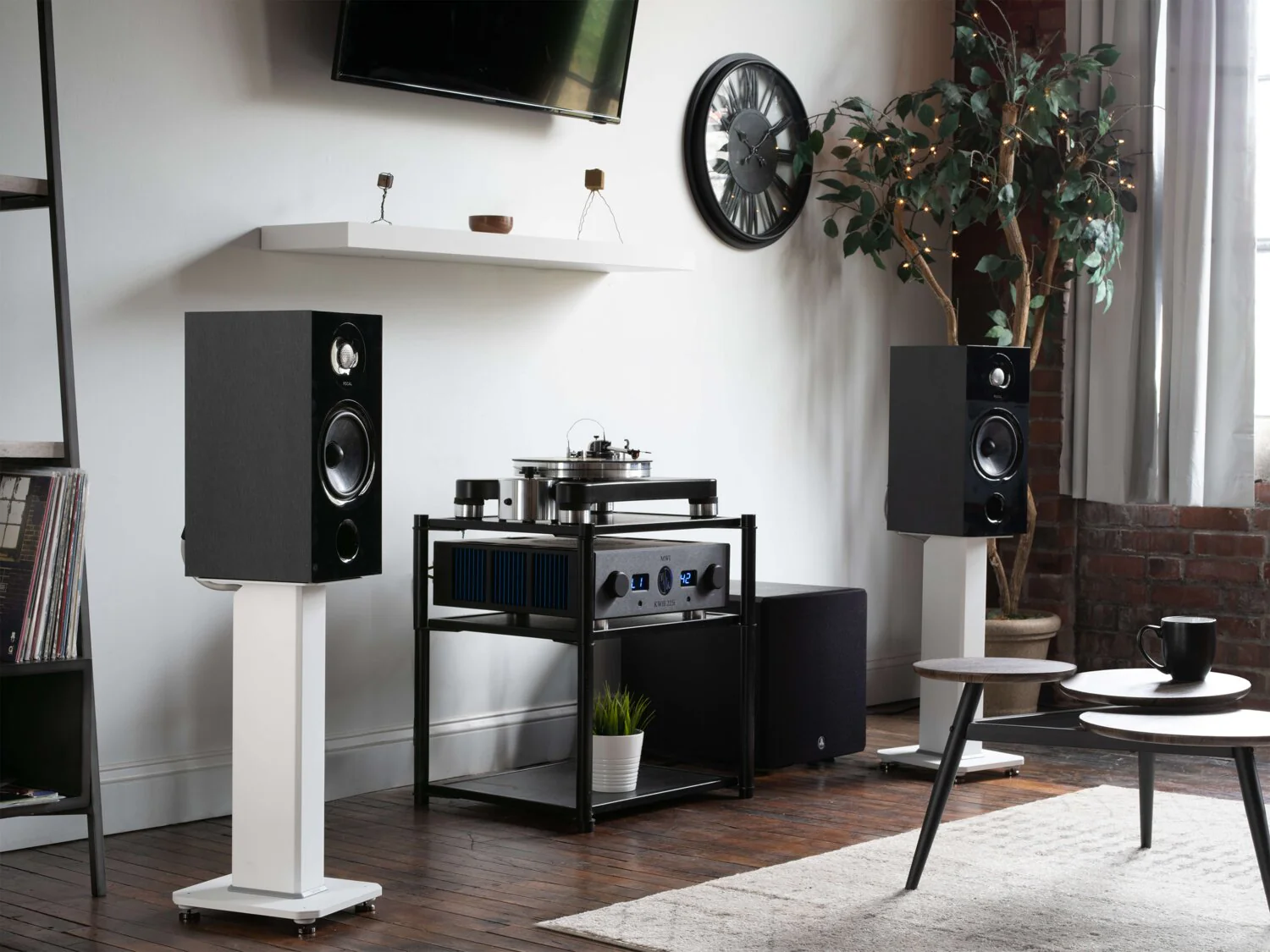 Kanto Living 26" SX Fillable Speaker Floor Stands - SX26W - Image 10