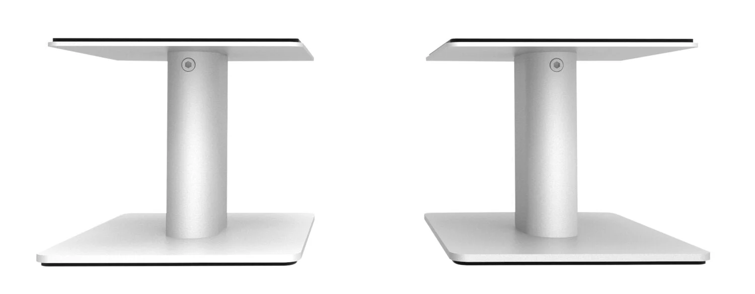 Kanto SP6HD 6" Pair of Speaker Stands with Integrated Cable Management - White