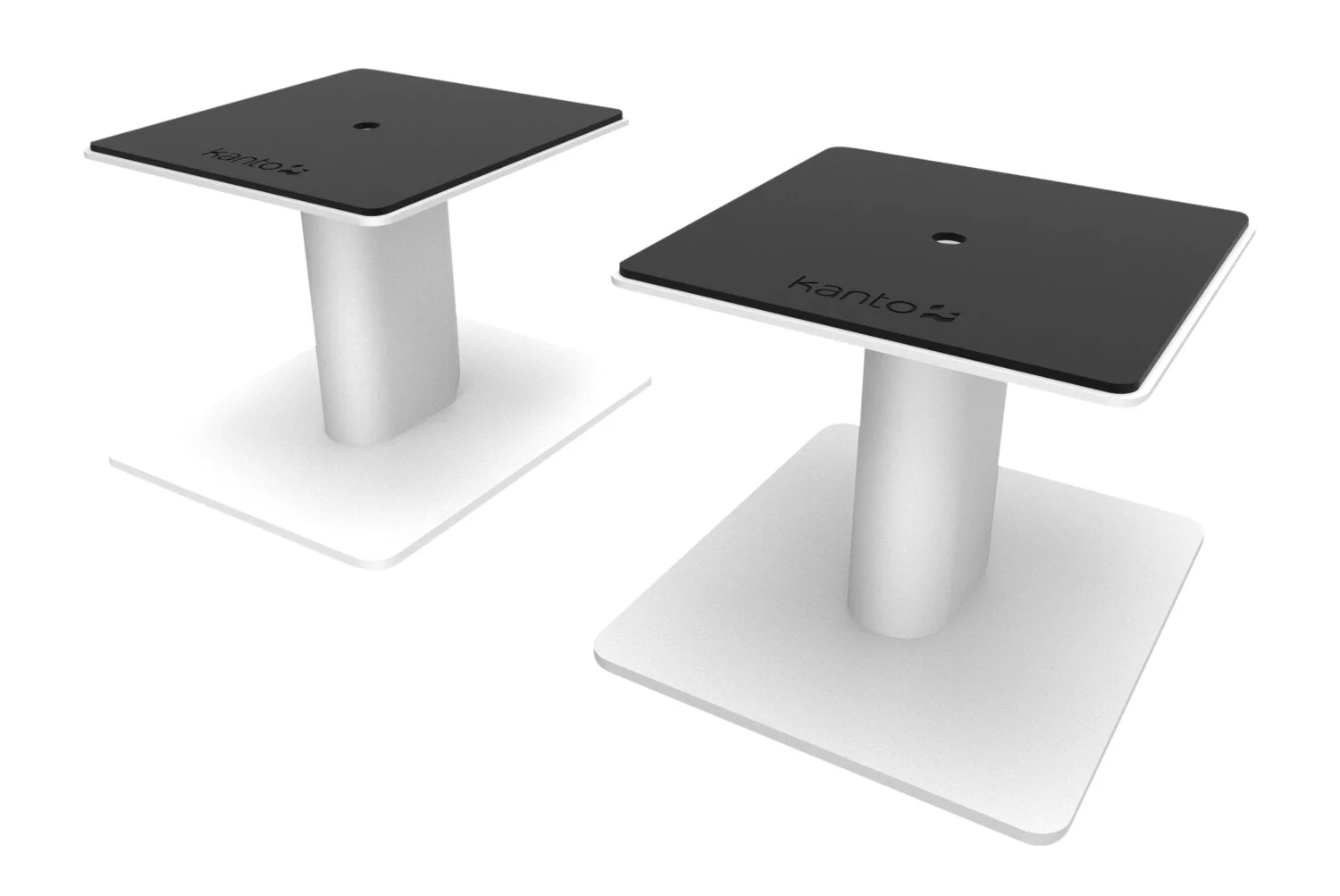 Kanto SP6HD 6" Pair of Speaker Stands with Integrated Cable Management - White - Image 2