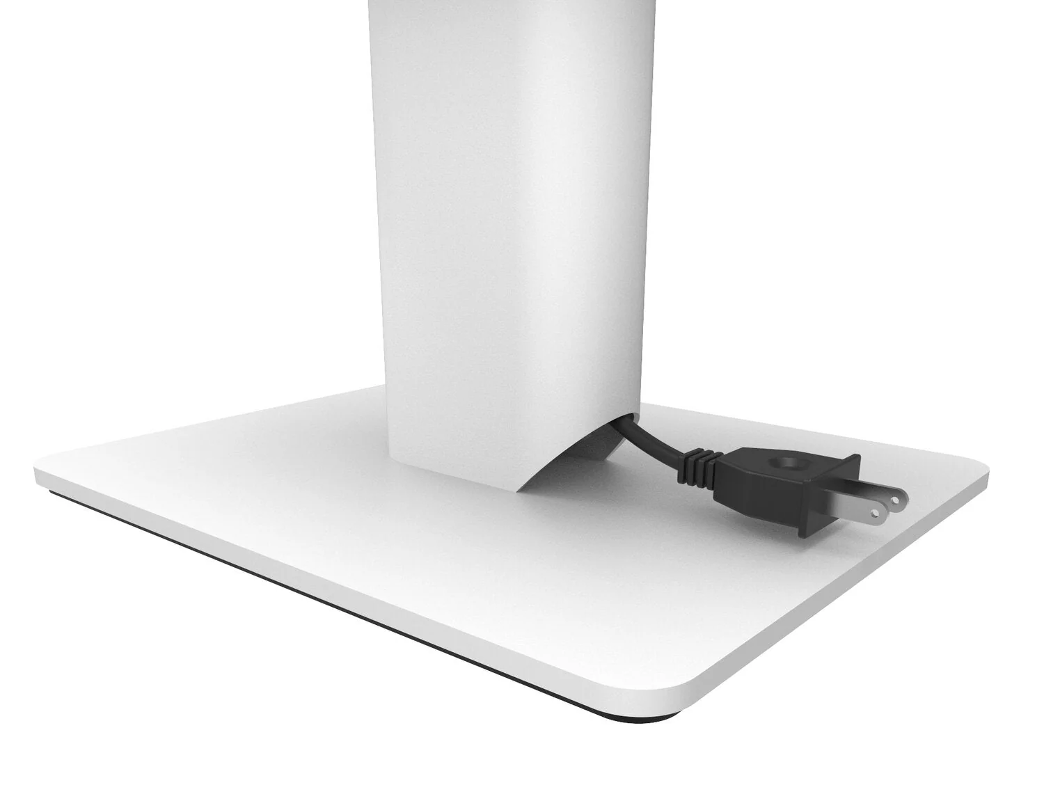 Kanto SP6HD 6" Pair of Speaker Stands with Integrated Cable Management - White - Image 3