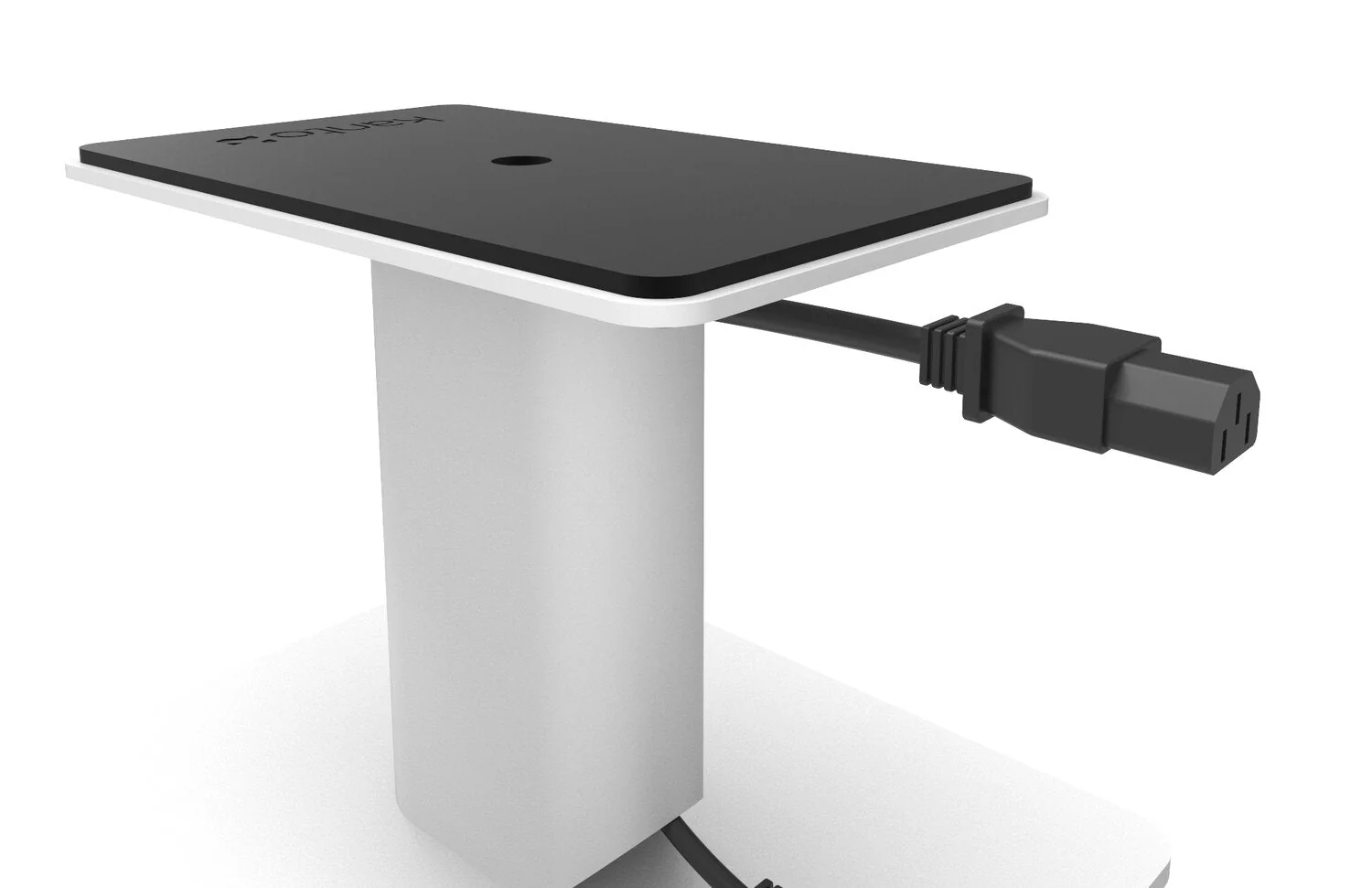 Kanto SP6HD 6" Pair of Speaker Stands with Integrated Cable Management - White - Image 5