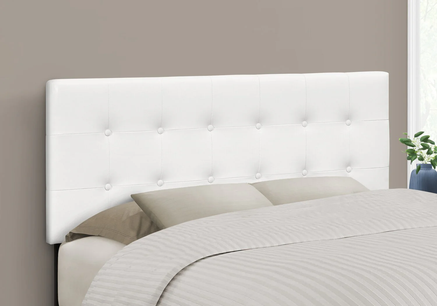 Karval Full Headboard - White - Image 2