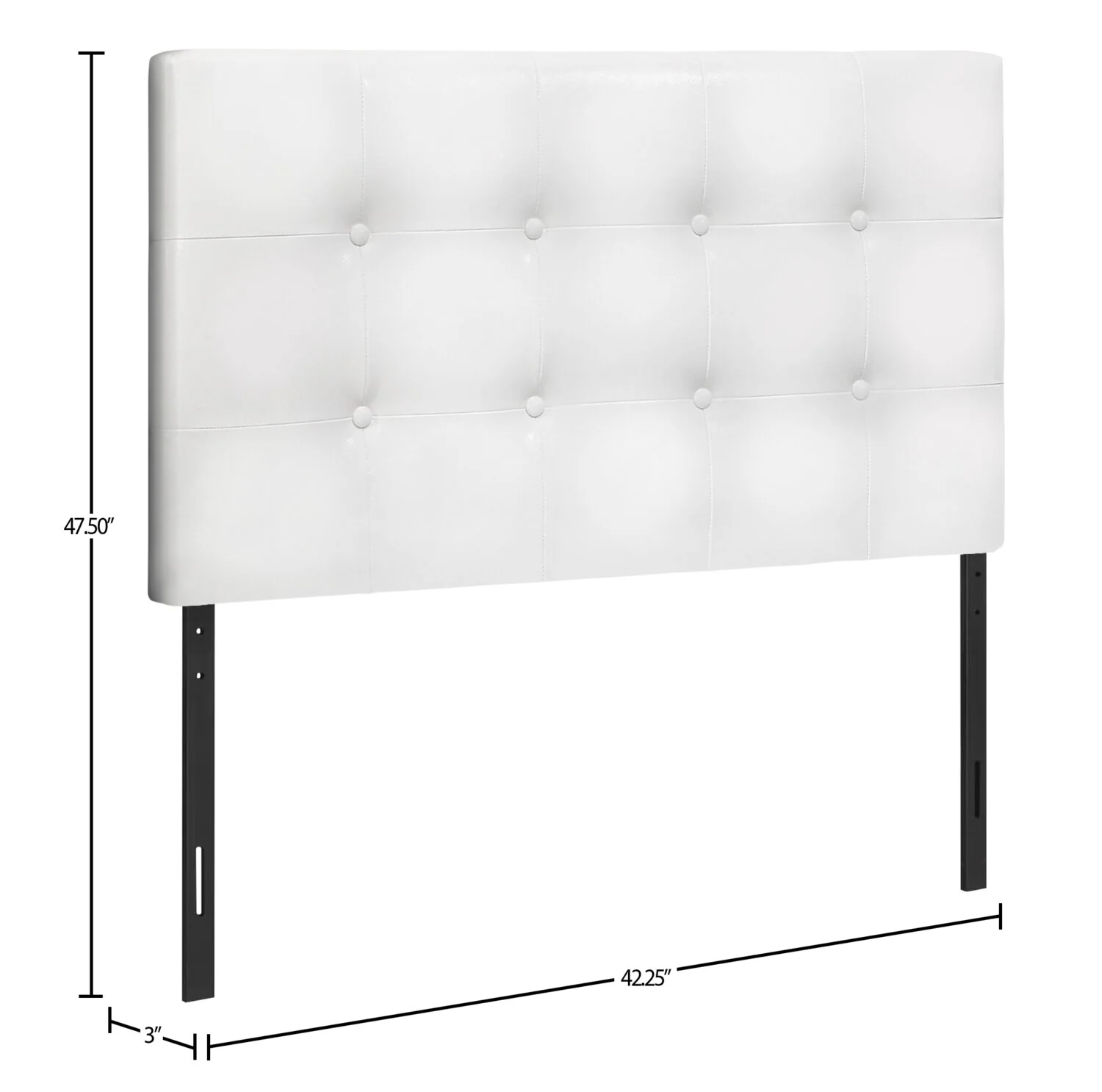 Karval Twin Headboard - White - Image 4