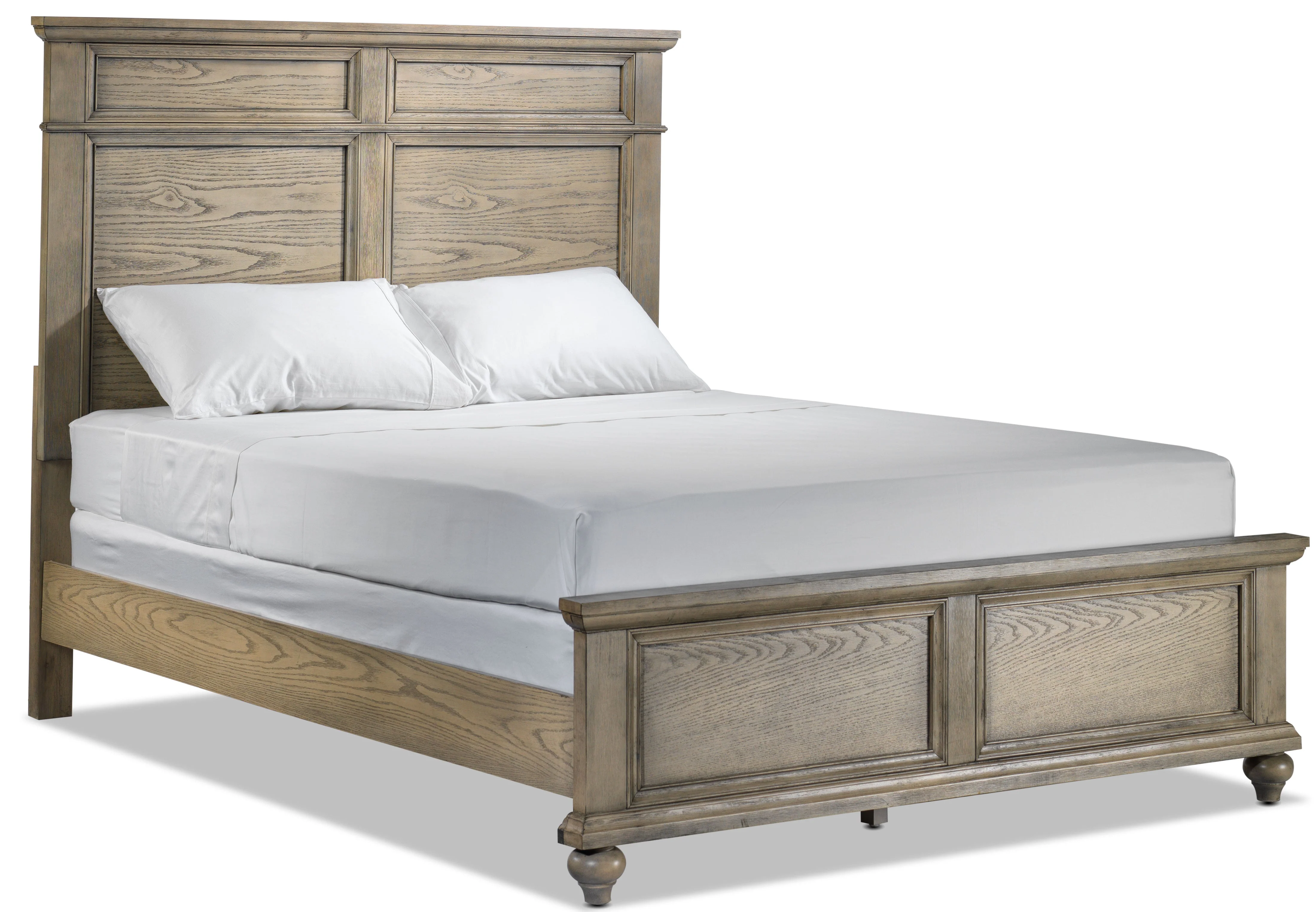 Kathleen 6-Piece Full Bedroom Set - Oak - Image 2