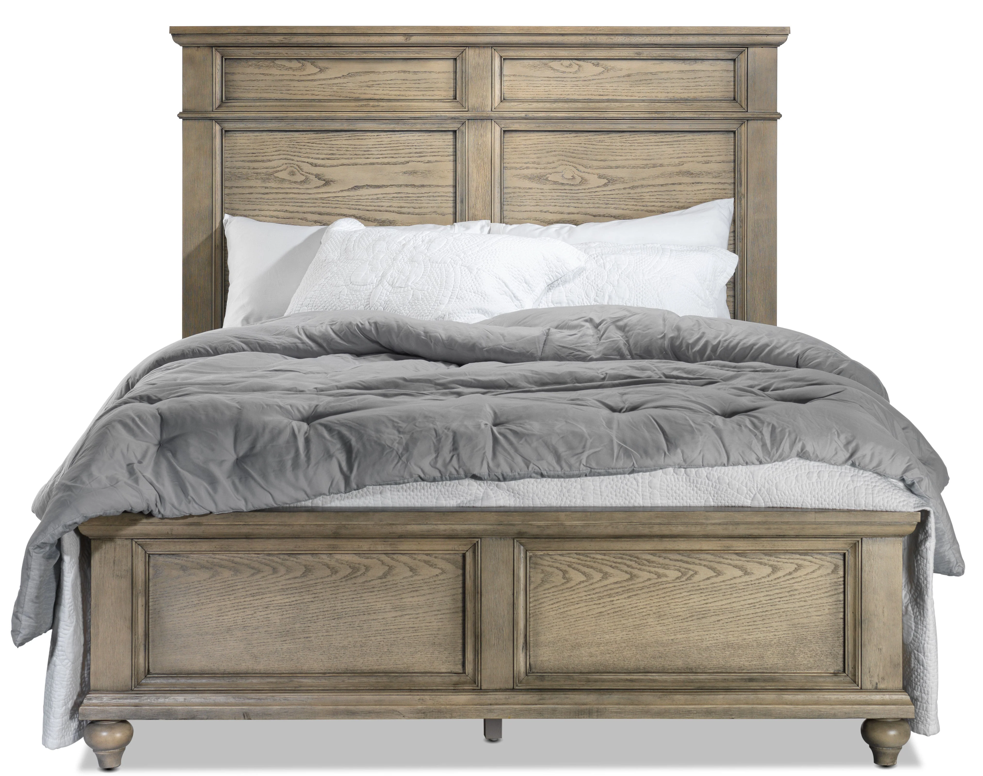 Kathleen Full Bed - Oak - Image 2
