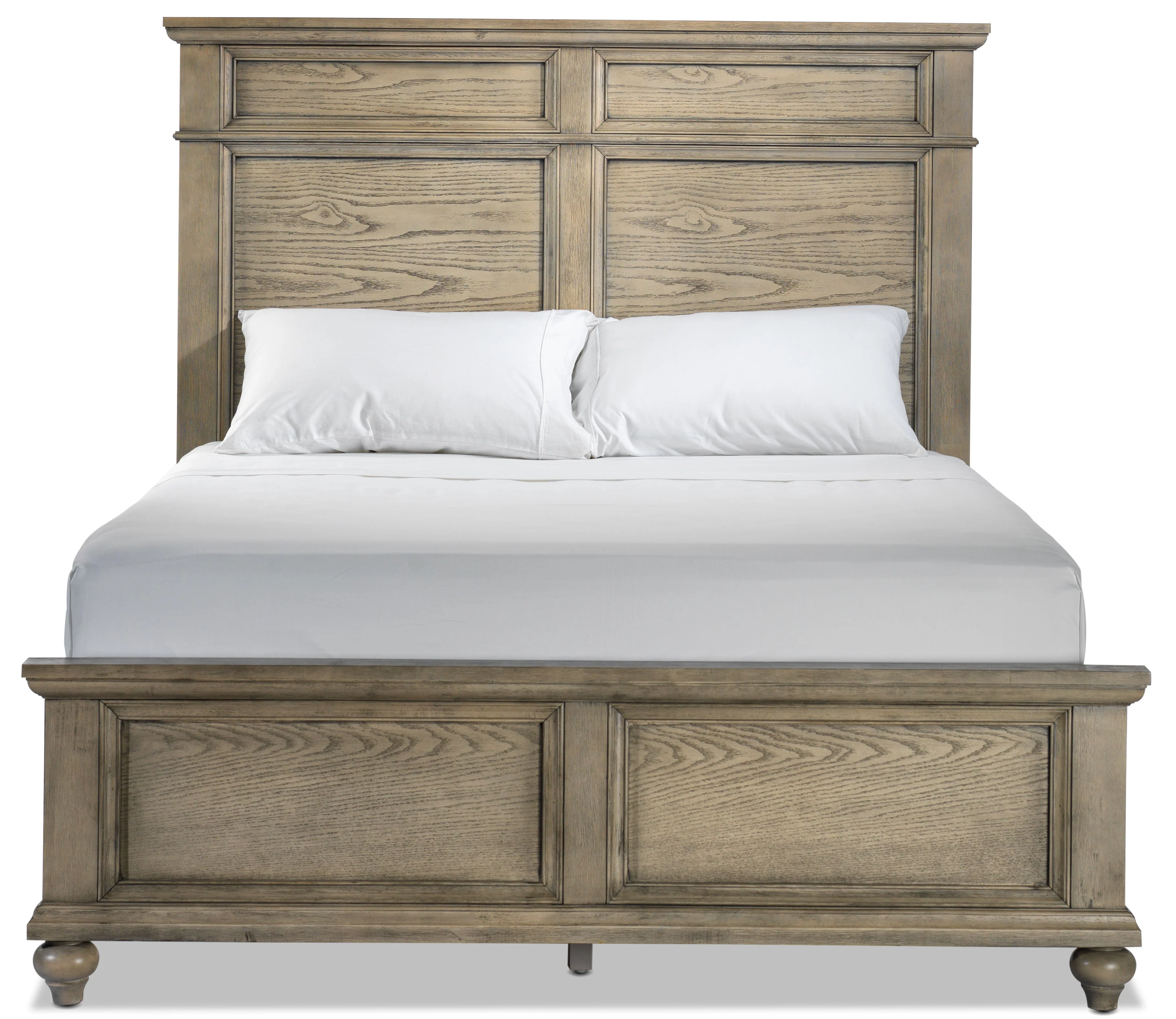 Kathleen Full Bed - Oak - Image 3