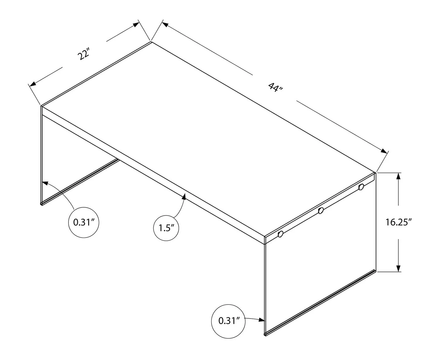 Kinora Coffee Table - Image 4