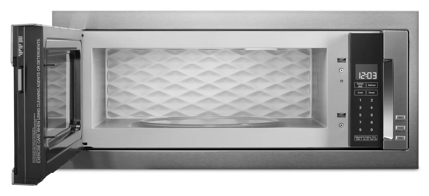 KitchenAid 1.1 Cu. Ft. Built-In Low Profile Microwave and Slim Trim Kit - YKMBT5011KS - Image 3