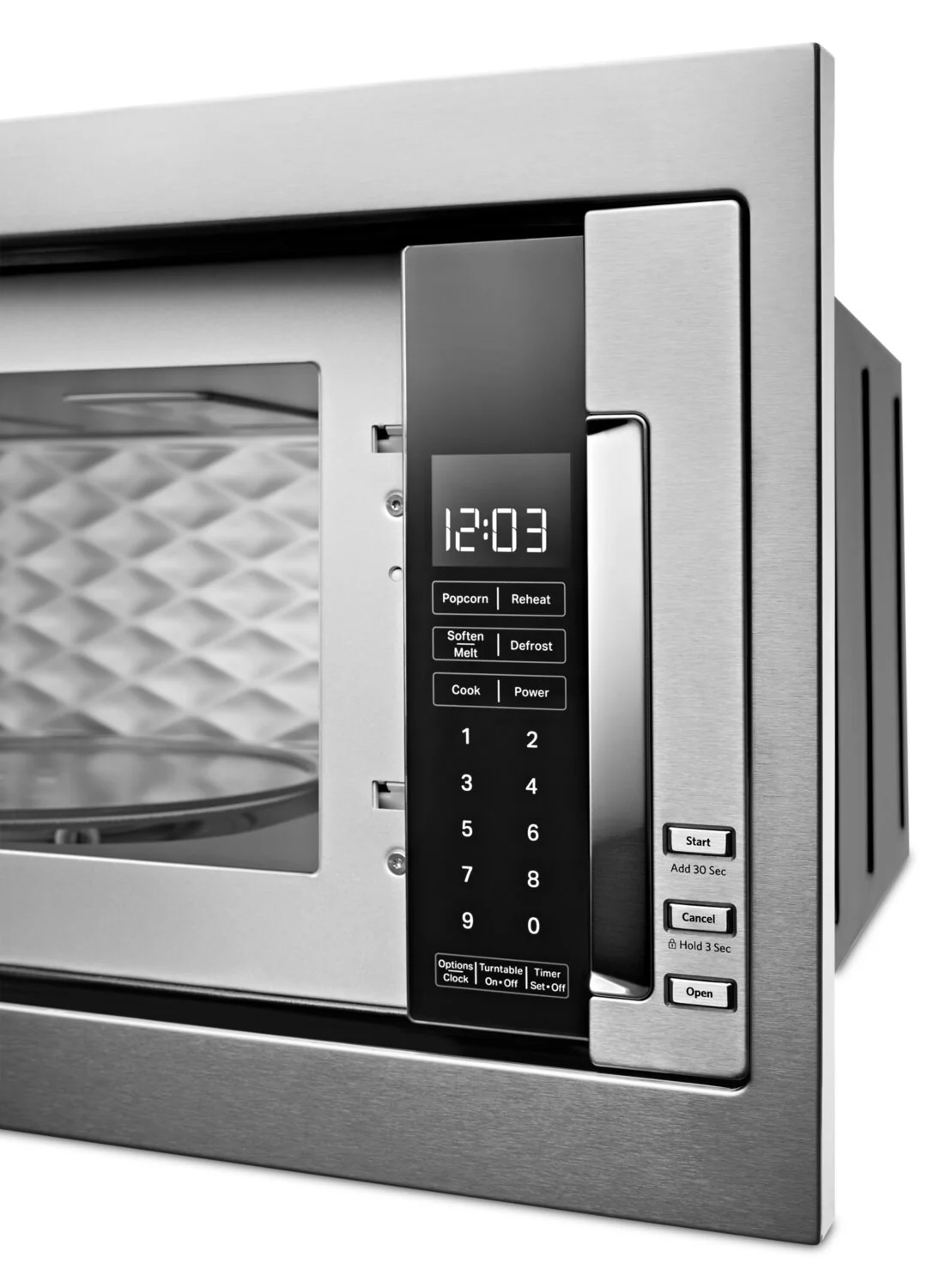 KitchenAid 1.1 Cu. Ft. Built-In Low Profile Microwave and Slim Trim Kit - YKMBT5011KS - Image 4