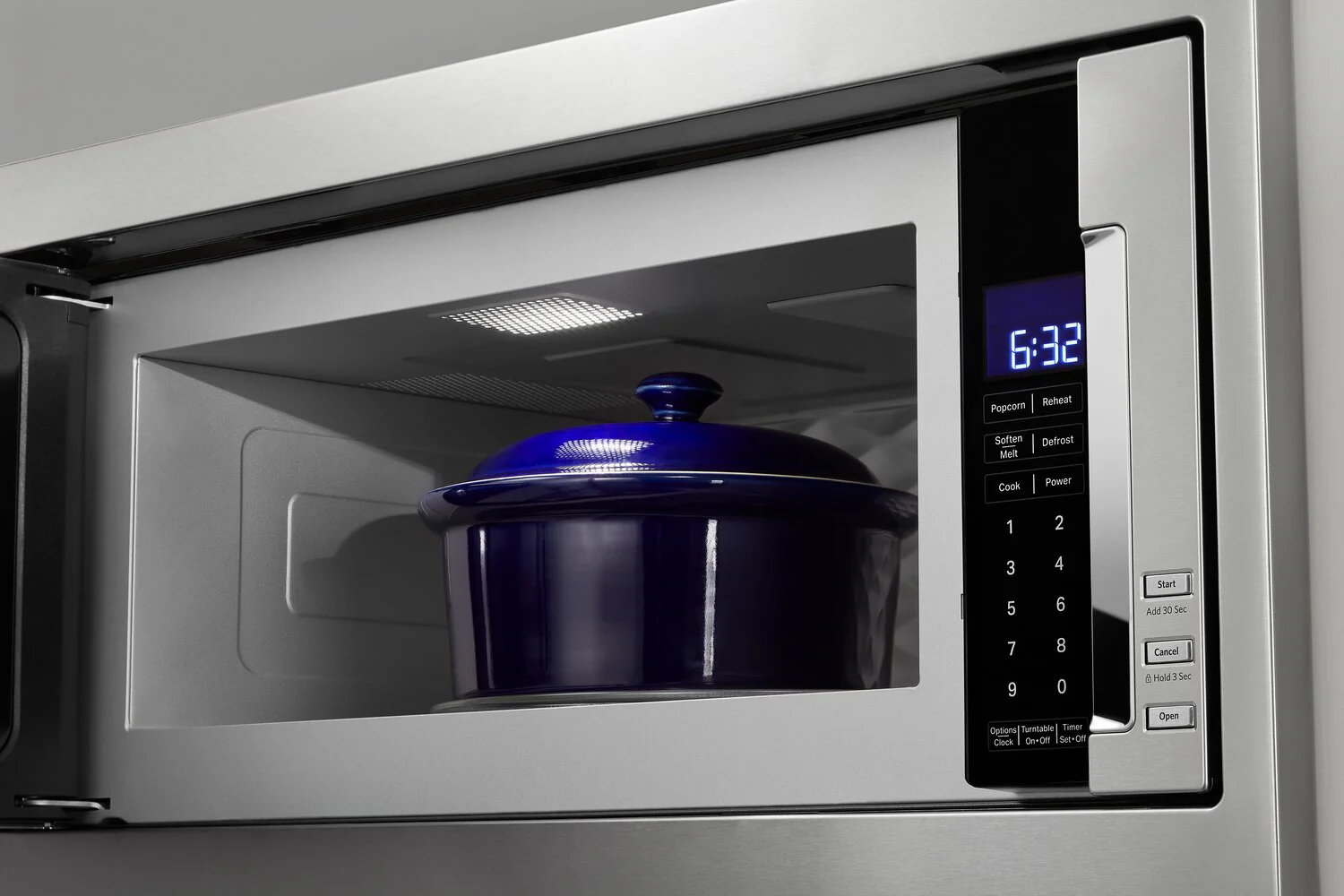 KitchenAid 1.1 Cu. Ft. Built-In Low Profile Microwave and Slim Trim Kit - YKMBT5011KS - Image 9