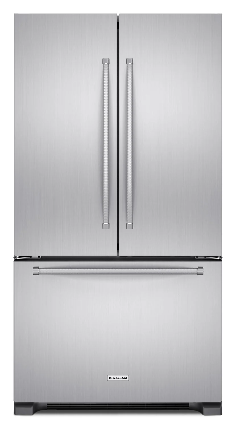 KitchenAid 22 Cu. Ft. French Door Refrigerator with Interior Dispenser - Stainless Steel