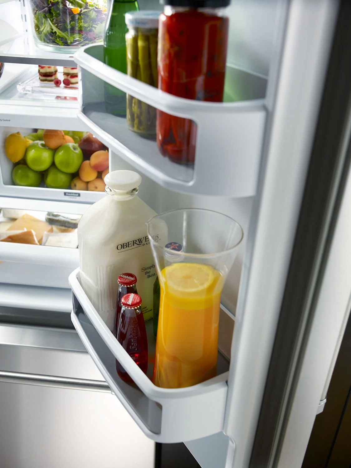 KitchenAid 22 Cu. Ft. French Door Refrigerator with Interior Dispenser - Stainless Steel - Image 7
