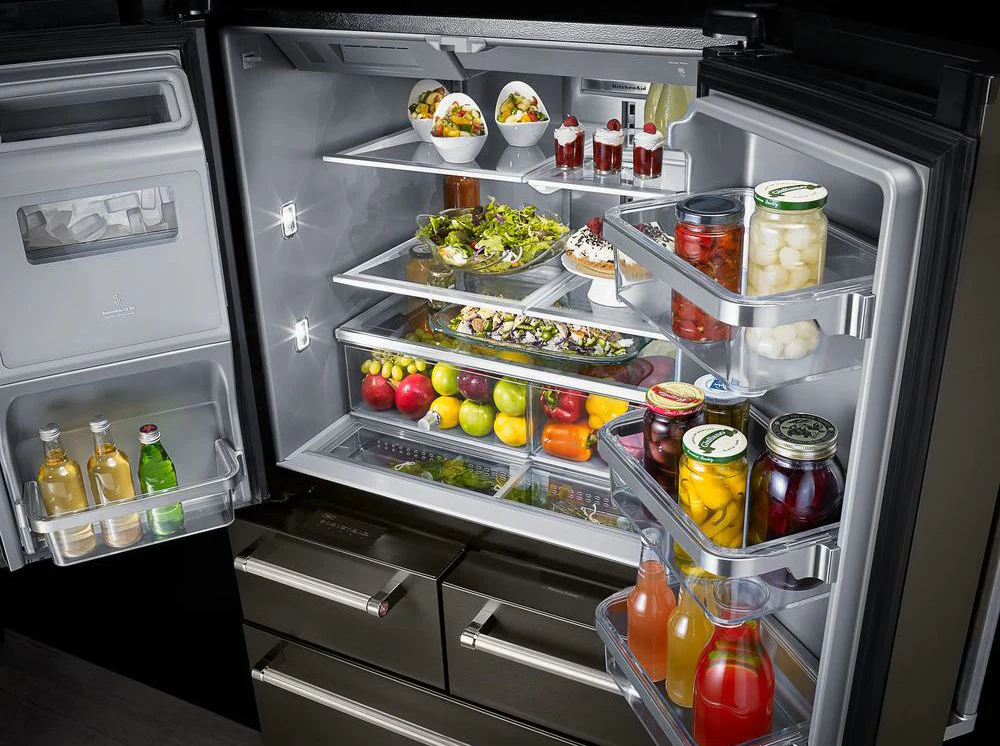 KitchenAid 25.8 Cu. Ft. Multi-Door Refrigerator - KRMF706EBS - Image 6