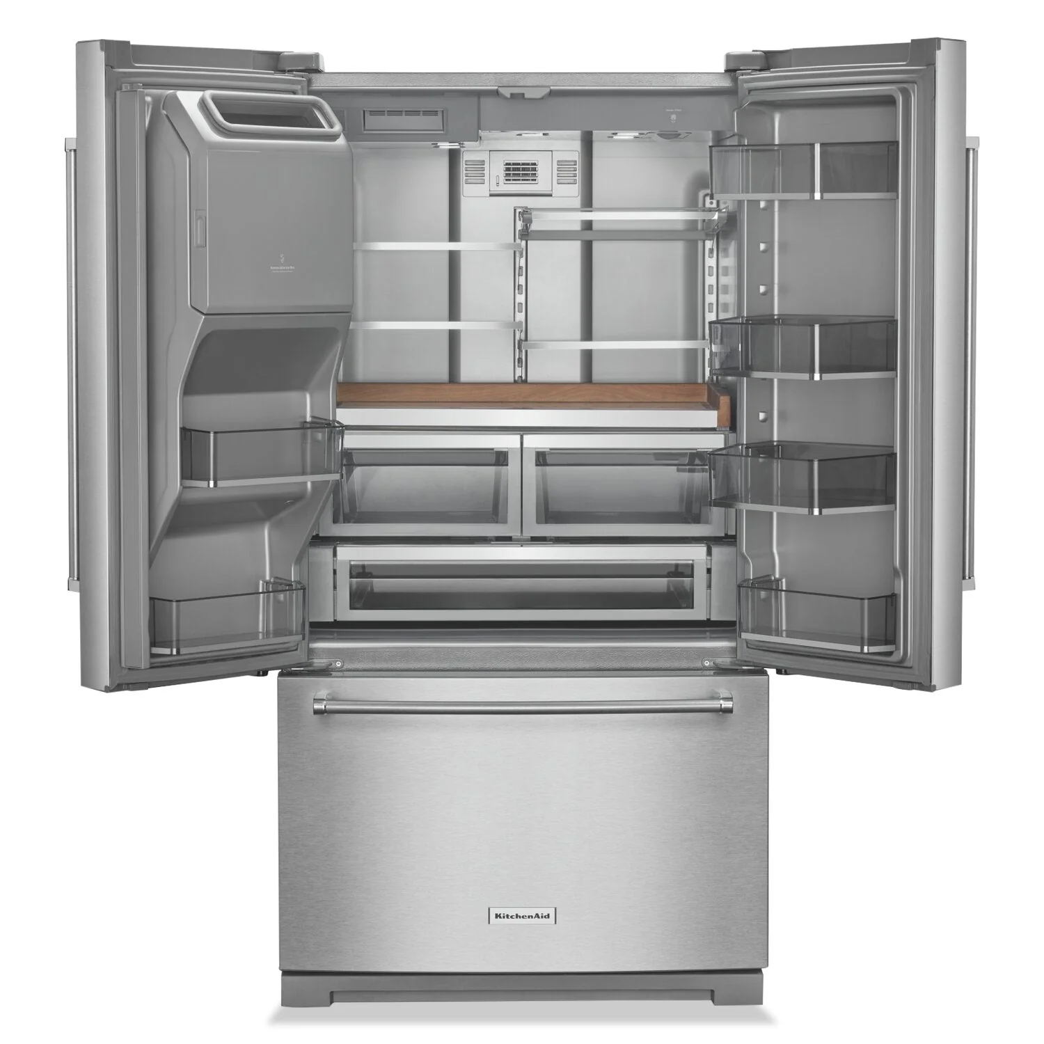 KitchenAid 26.8 Cu. Ft. French-Door Refrigerator - KRFF577KPS - Image 2