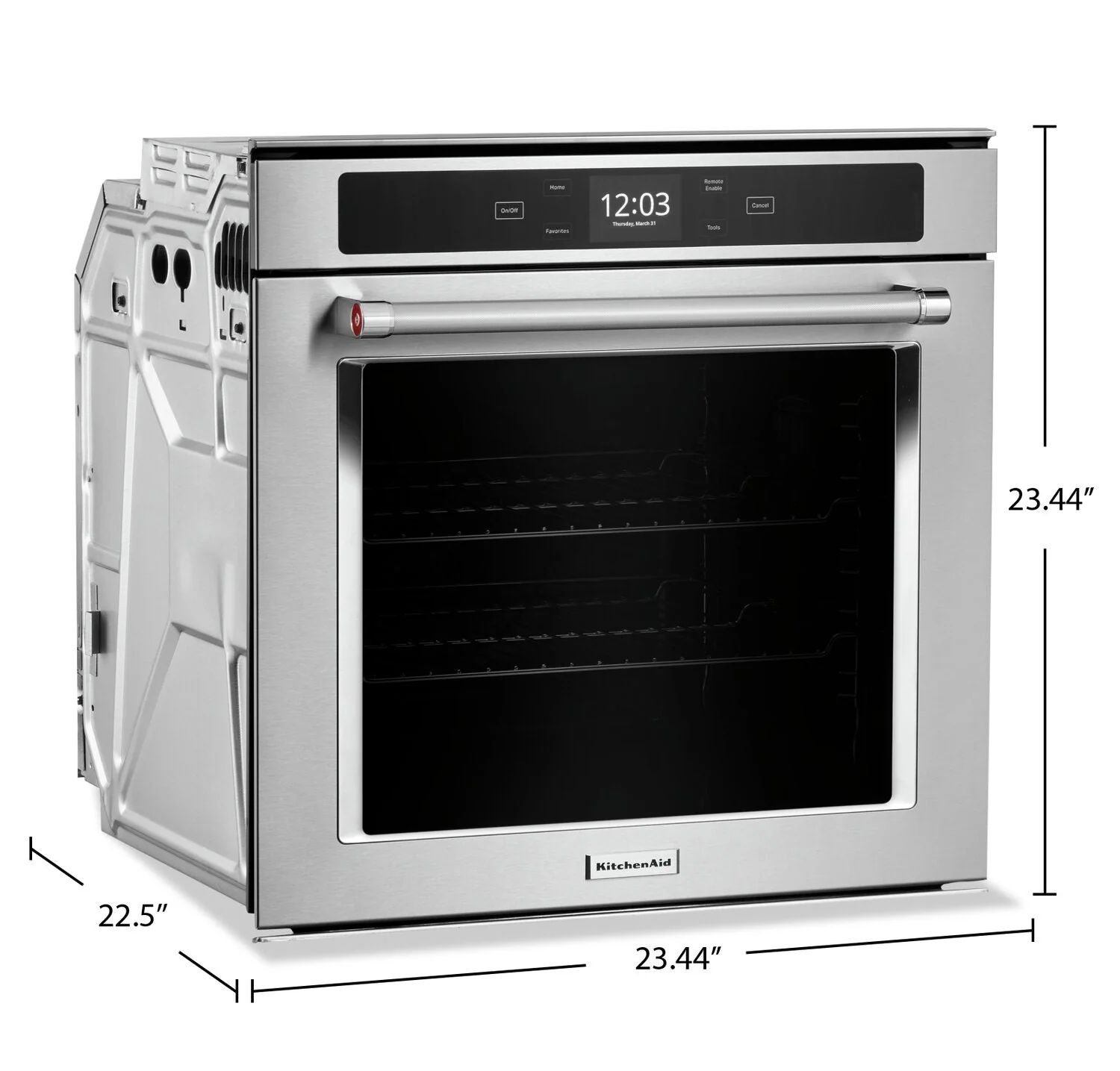 KitchenAid 2.9 Cu. Ft. Single Wall Oven with True Convection - YKOSC504PPS - Image 6