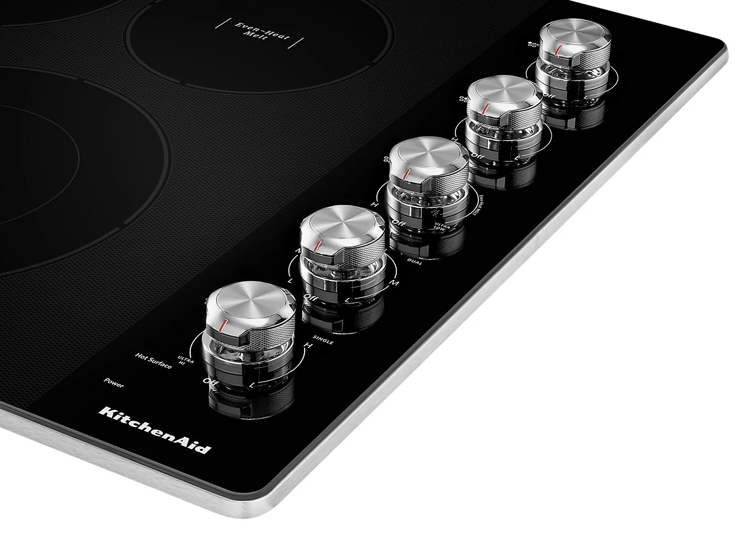 KitchenAid 30" Electric Cooktop with Ultra Power Element - KCES550HSS - Image 3