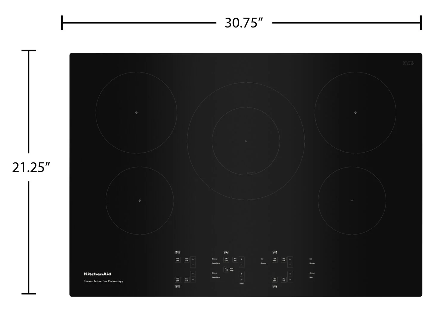KitchenAid 30" Sensor Induction Cooktop - KCIG550JBL - Image 6