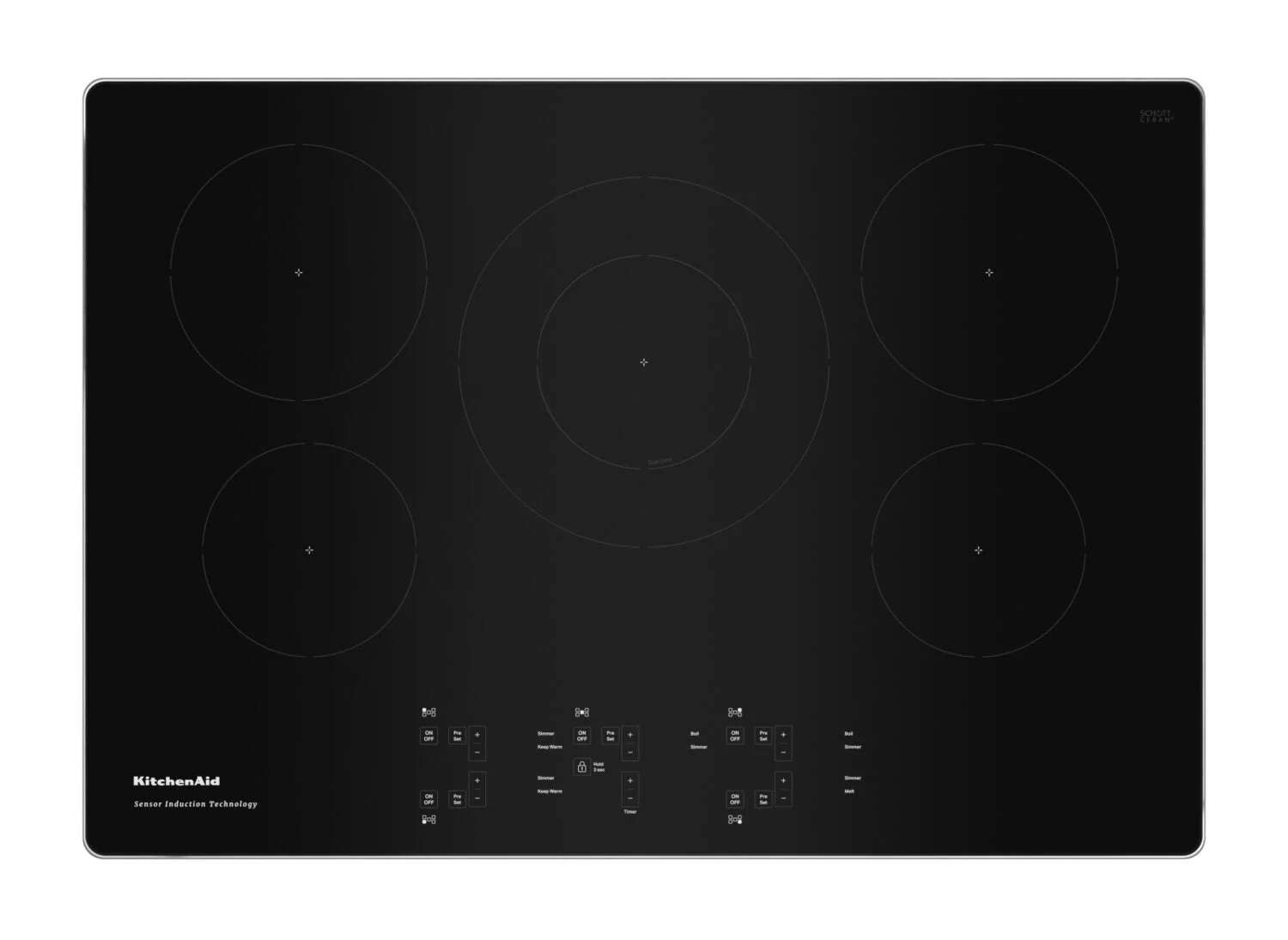 KitchenAid 30" Sensor Induction Cooktop - KCIG550JSS