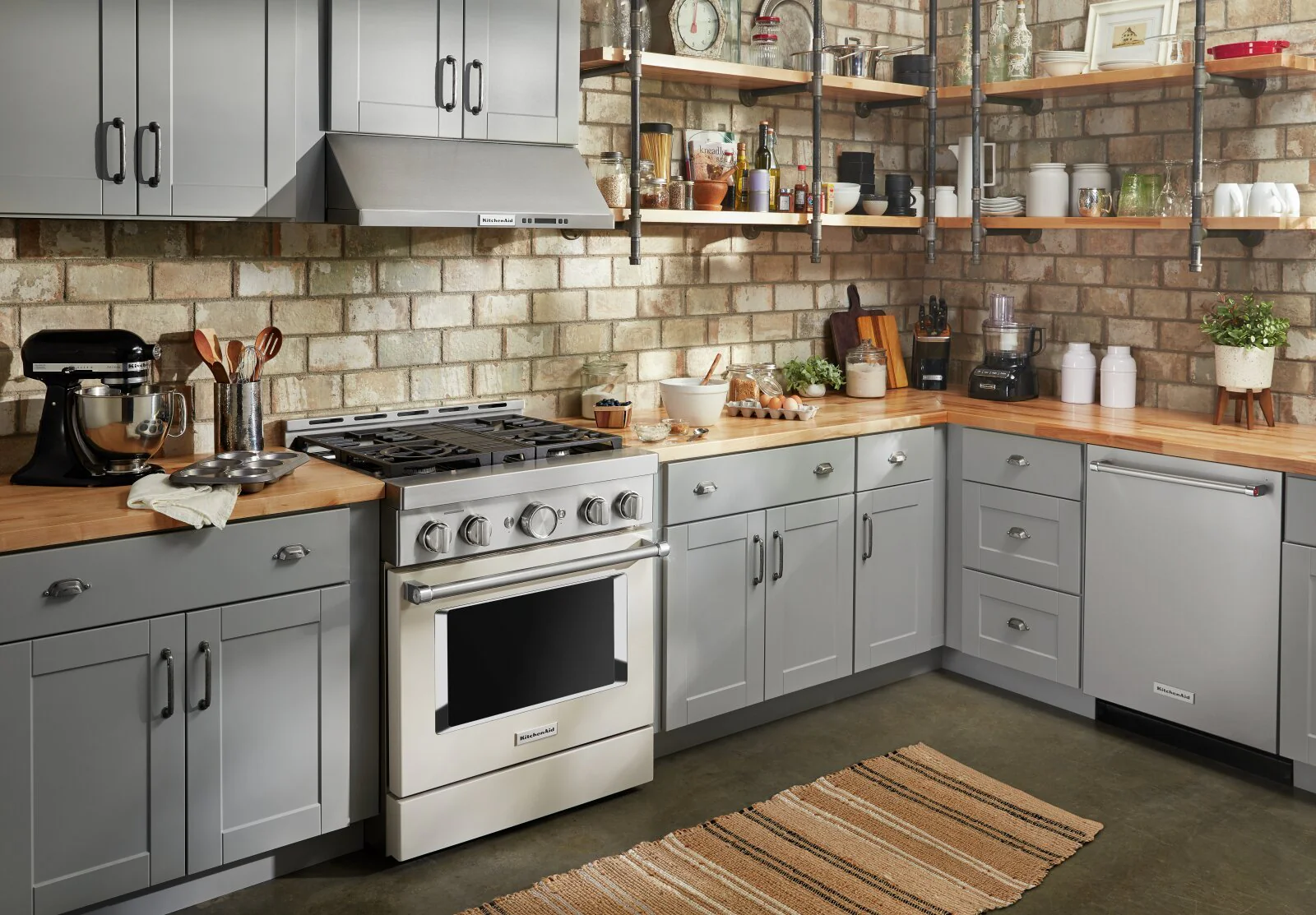 KitchenAid 30'' Smart Commercial-Style Dual Fuel Range - KFDC500JMH - Image 2