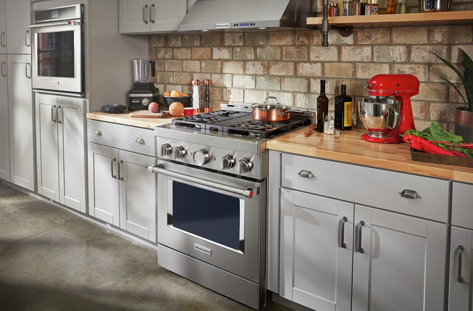 KitchenAid 30'' Smart Commercial-Style Dual Fuel Range - KFDC500JSS - Image 2