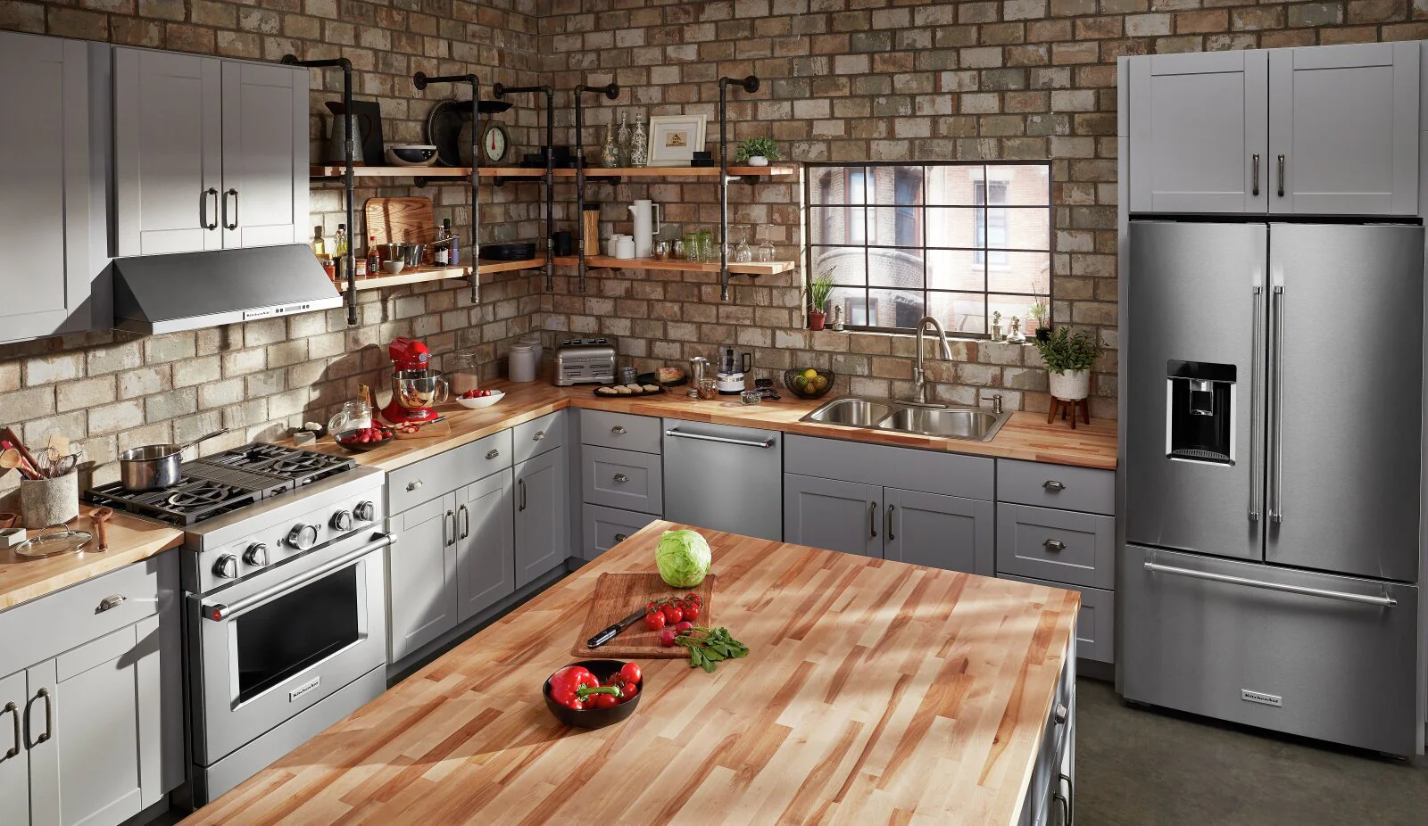 KitchenAid 30'' Smart Commercial-Style Gas Range - KFGC500JSS - Image 3