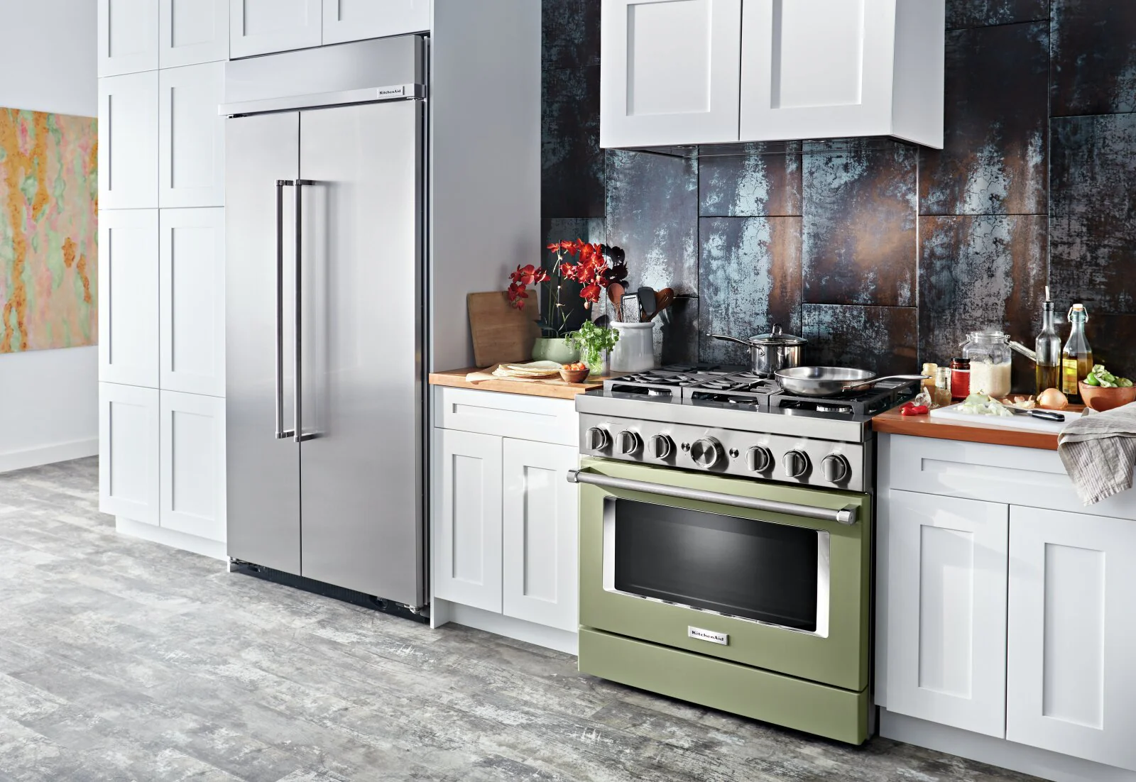 KitchenAid 36'' Smart Commercial-Style Dual Fuel Range - KFDC506JAV - Image 4