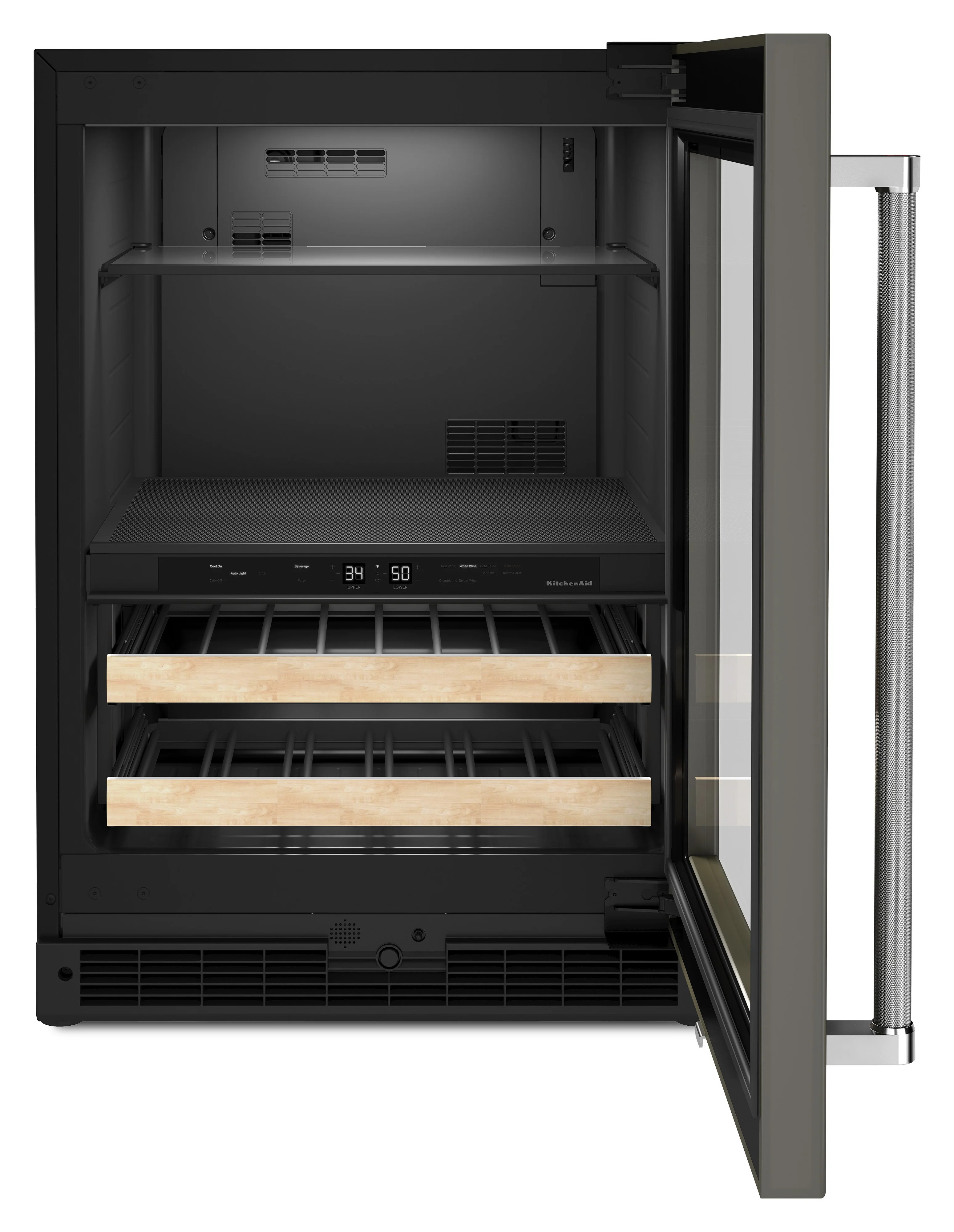 KitchenAid 4.9 Cu. Ft. Panel-Ready 14-Bottle Beverage Centre - KUBR214KPA - Image 3