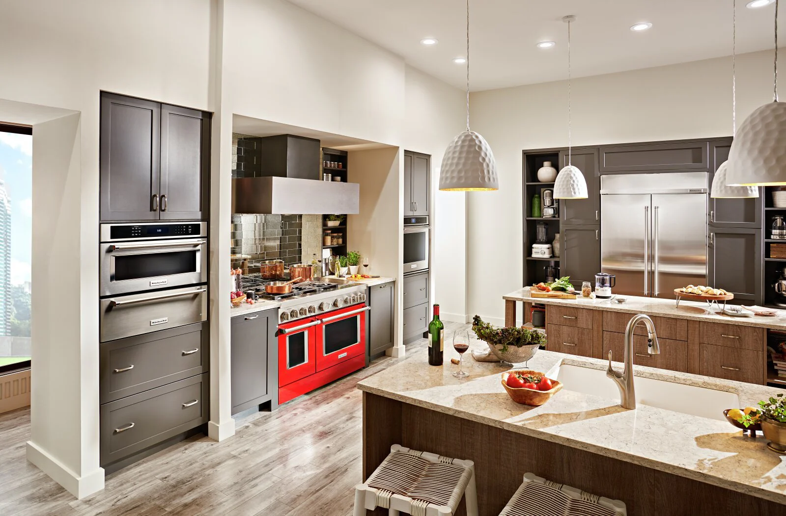 KitchenAid 48'' Smart Commercial-Style Gas Range with Griddle - KFGC558JPA - Image 8