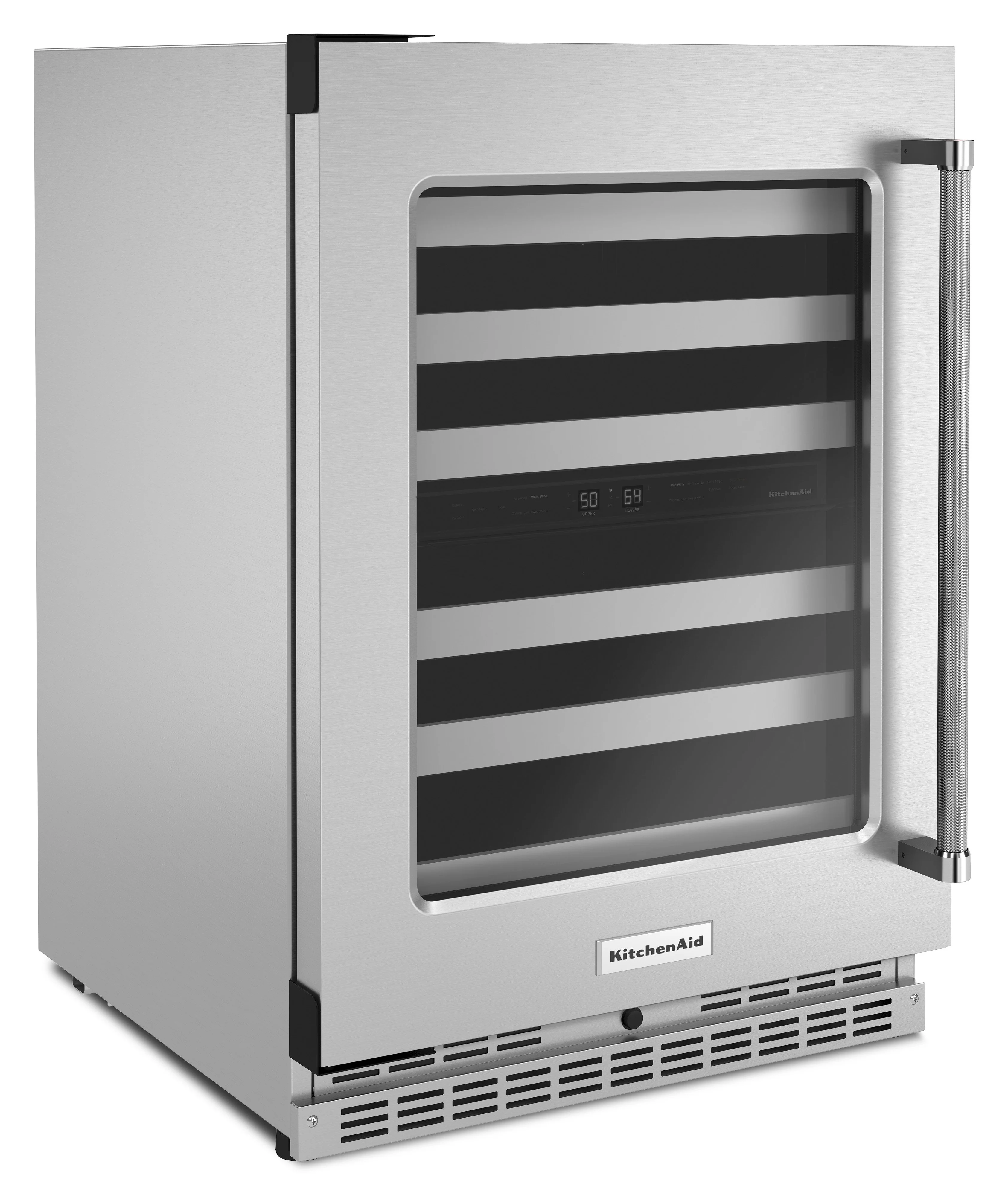 KitchenAid 5 Cu. Ft. 46-Bottle Wine Cellar with Left-Swing Door - KUWL314KSS - Image 2